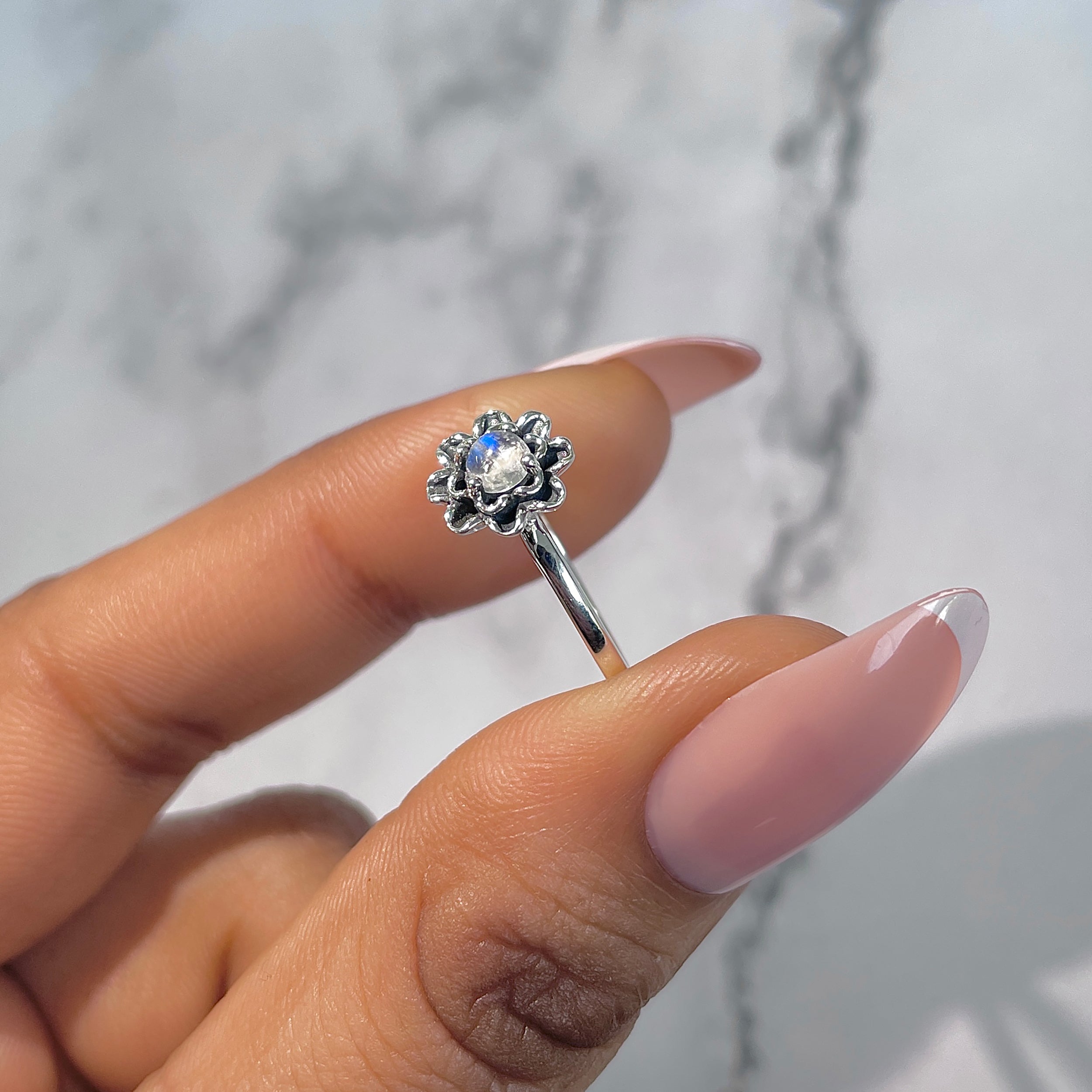 Moonstone Ring-(RBM-RDR-1515.)