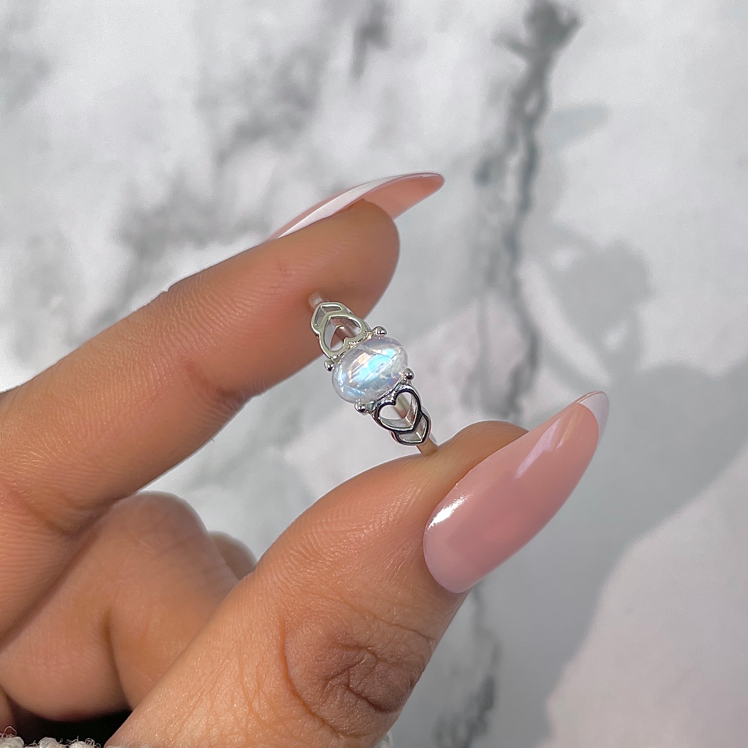 Moonstone Ring-(RBM-RDR-1528.)