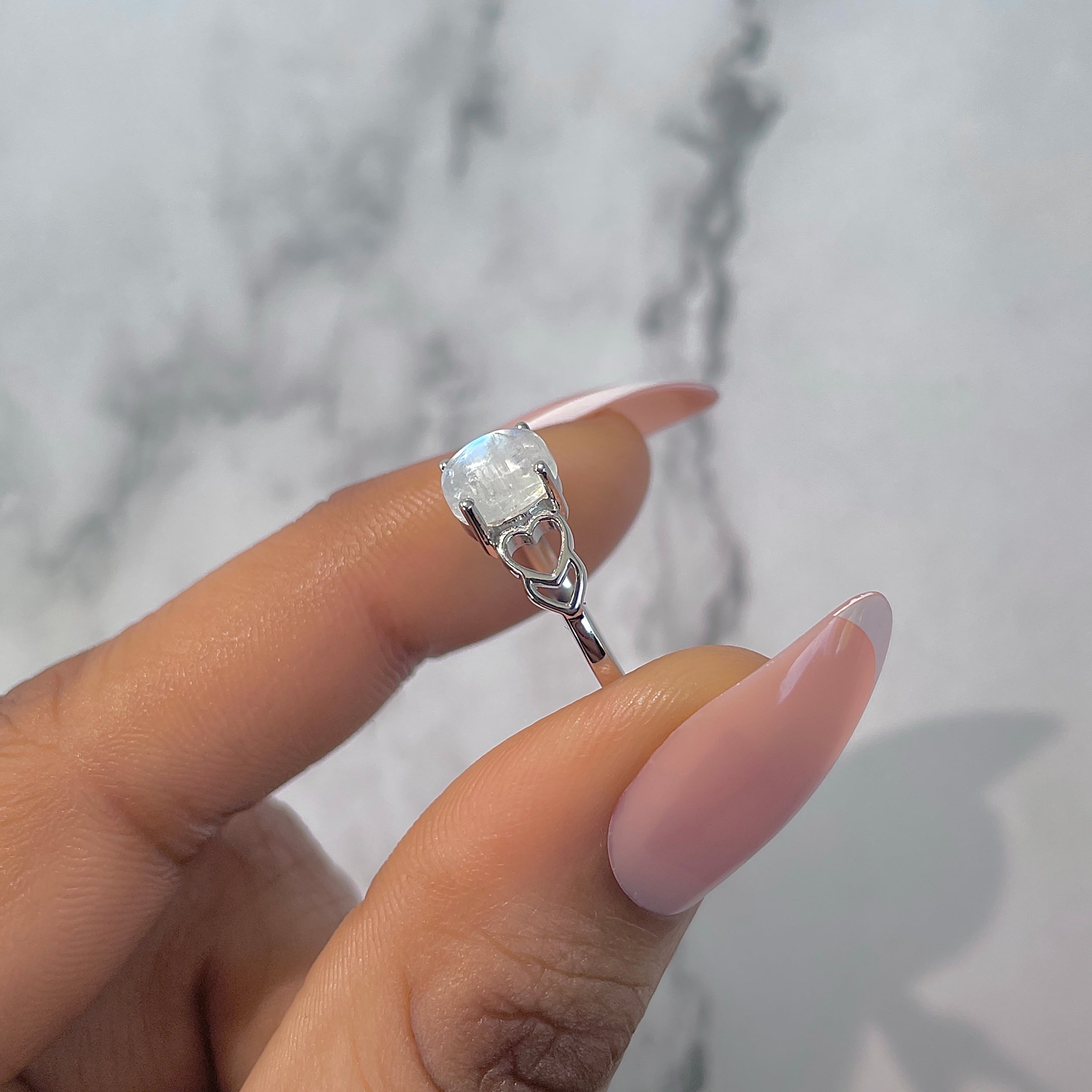 Moonstone Ring-(RBM-RDR-1528.)