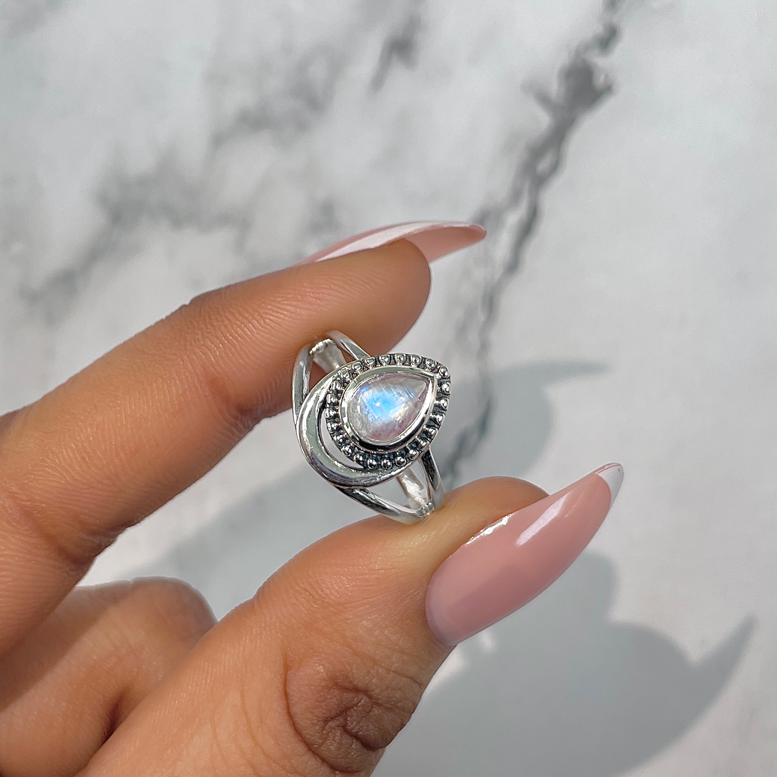 Moonstone Ring-(RBM-RDR-746.)