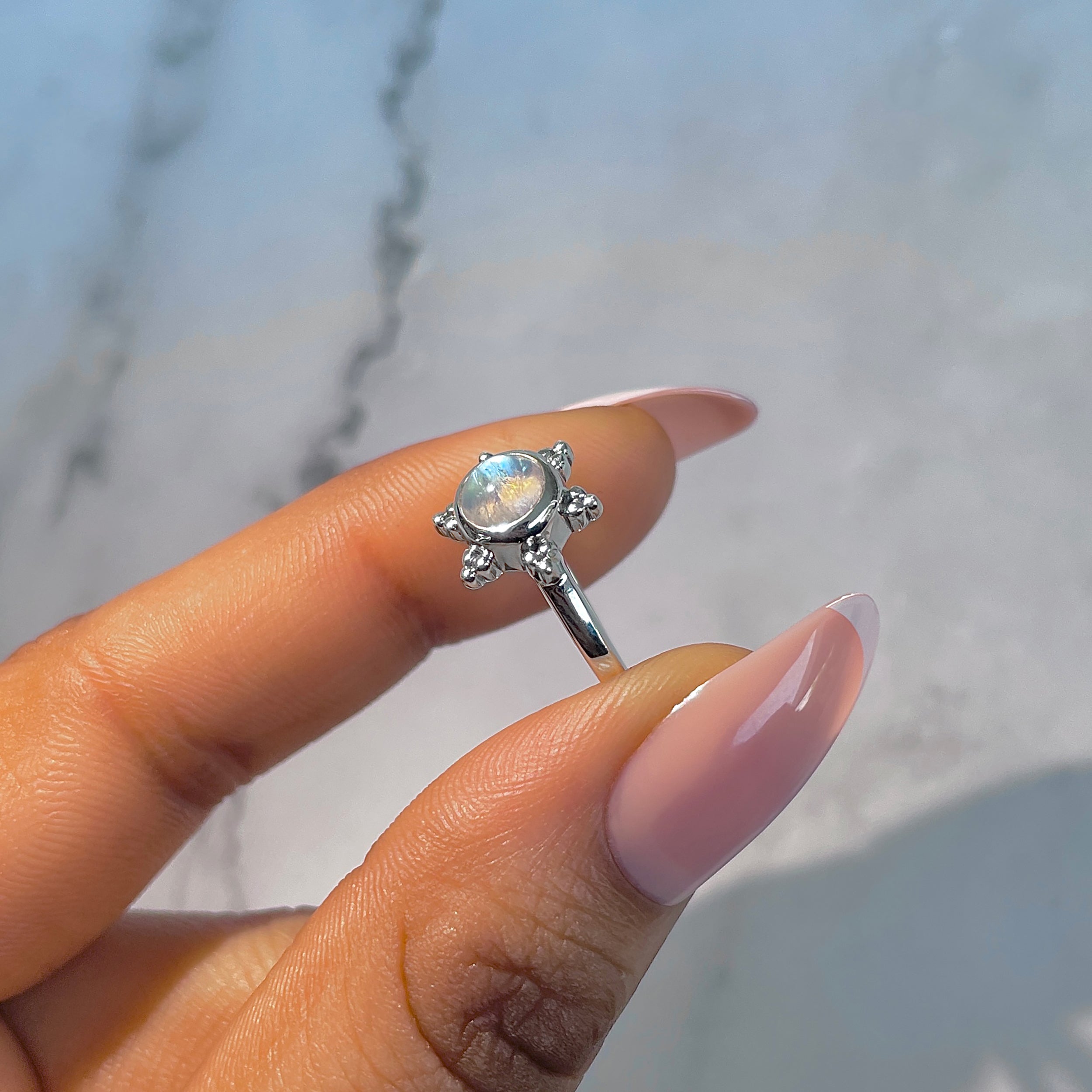 Moonstone Ring-(RBM-RDR-759.)