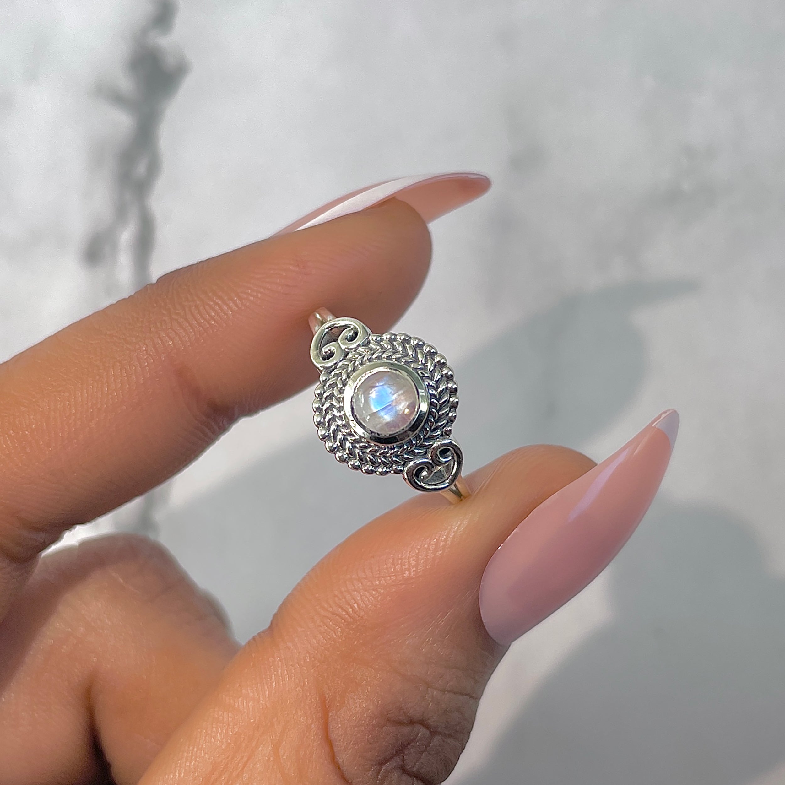 Moonstone Ring-(RBM-RDR-825.)