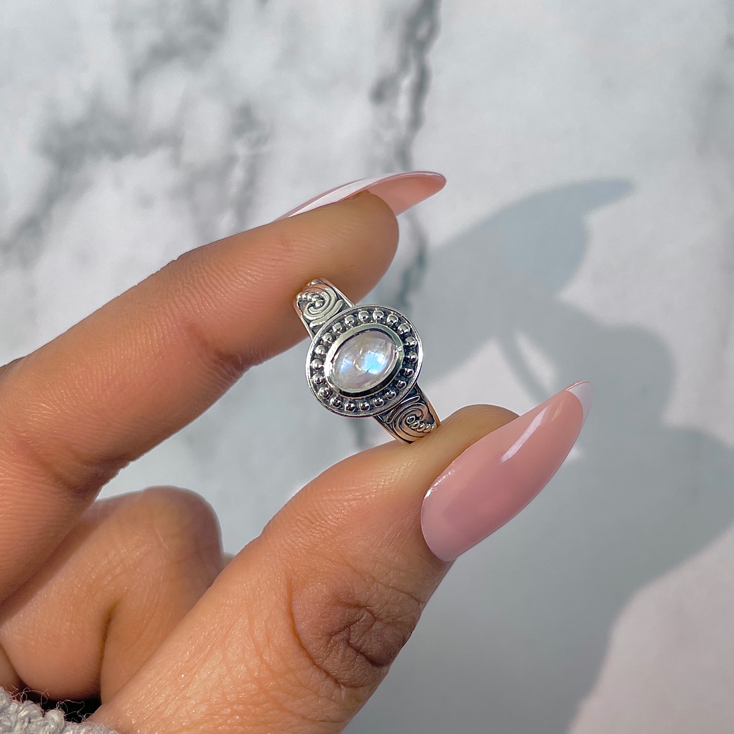 Moonstone Ring-(RBM-RDR-916.)