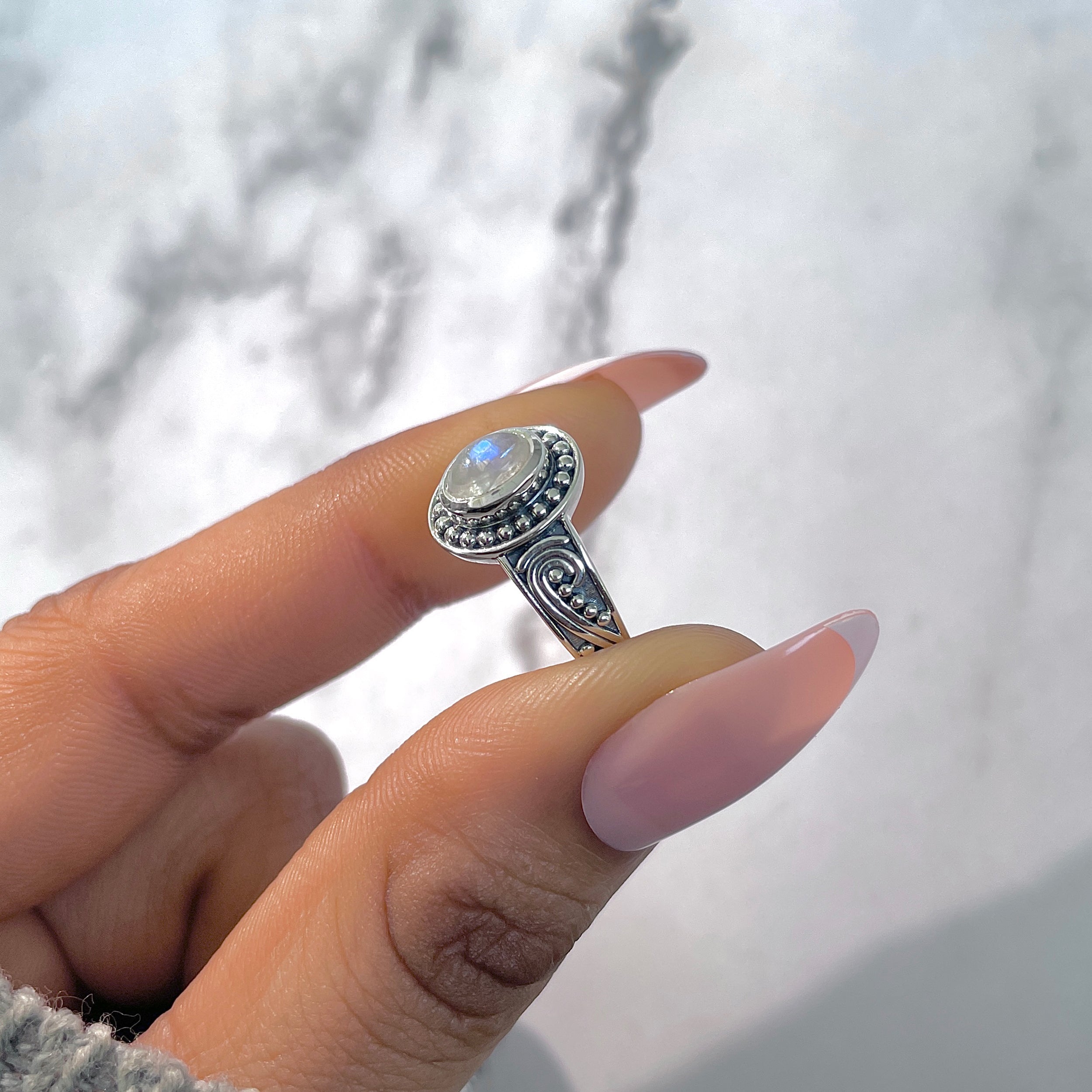 Moonstone Ring-(RBM-RDR-916.)