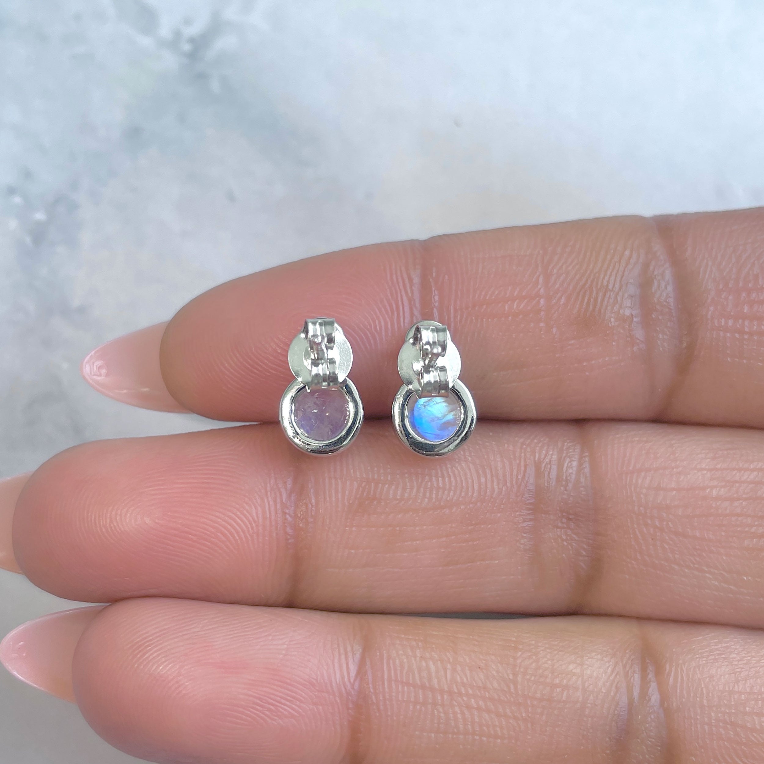 Moonstone Earring-(RBM-RE-10.)