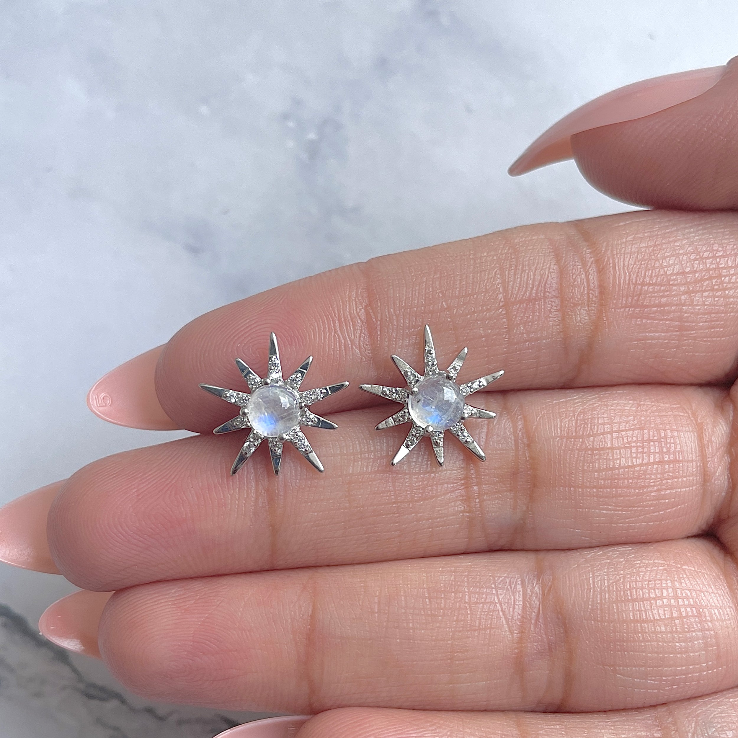 Moonstone Earring-(RBM-RE-50.)