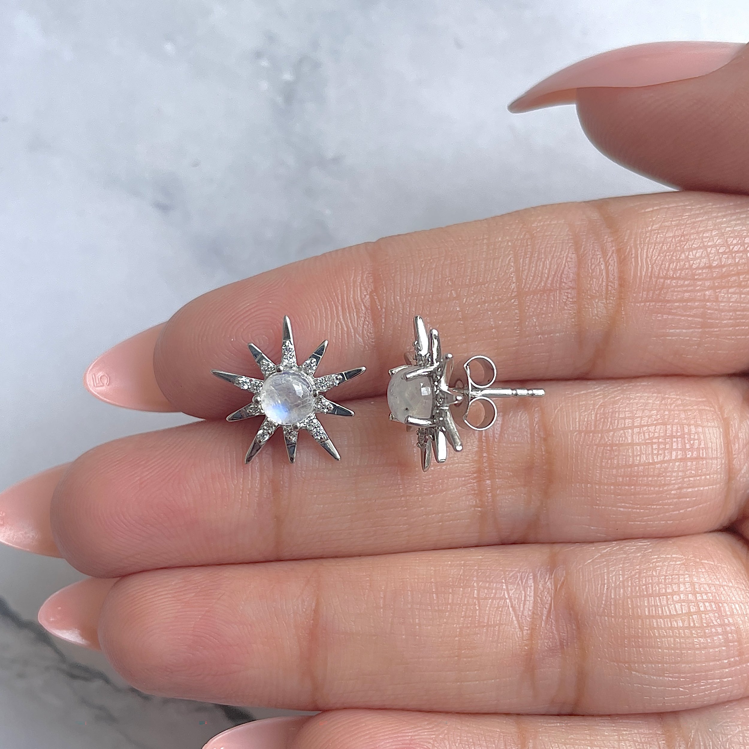 Moonstone Earring-(RBM-RE-50.)