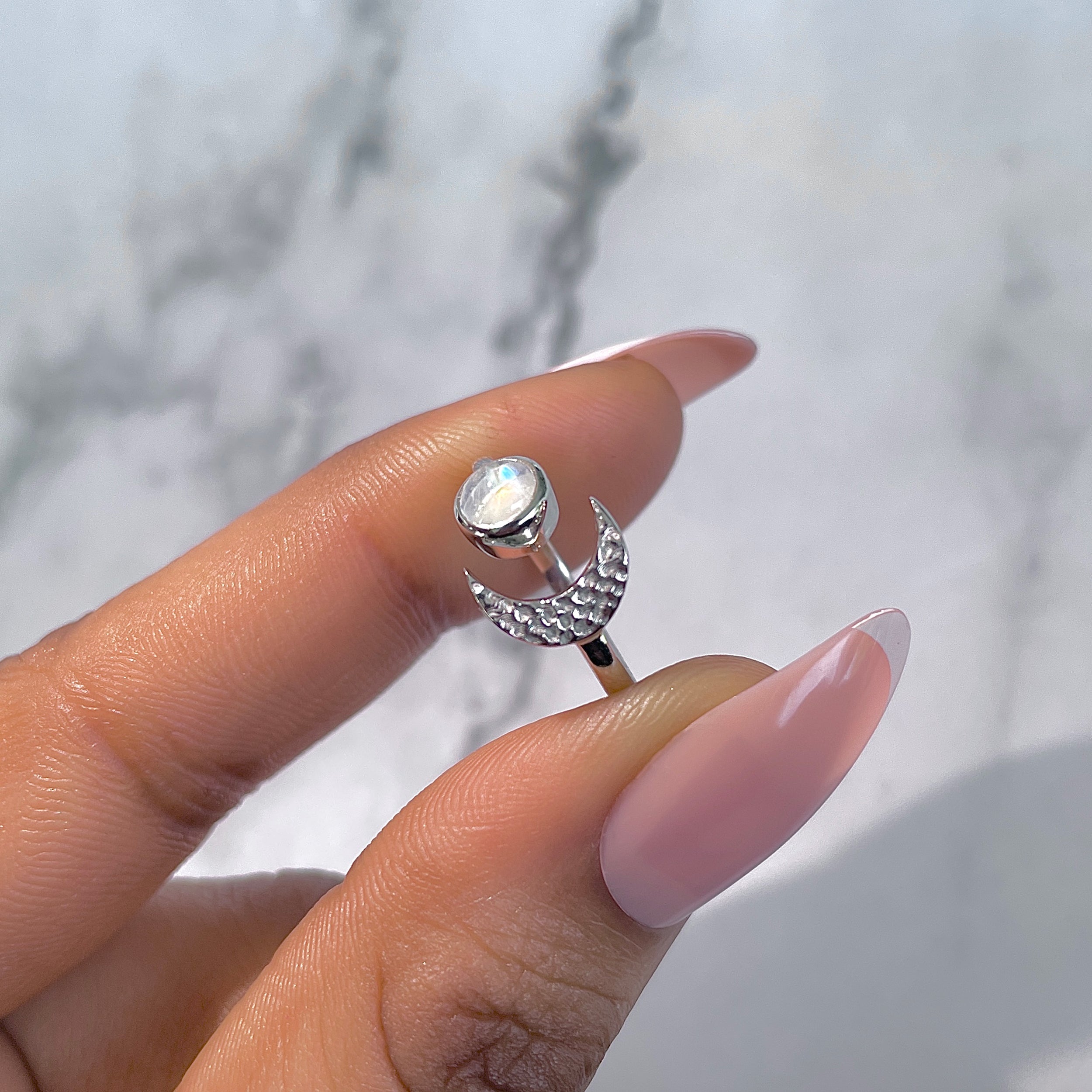 Moonstone Ring-(RBM-RR-12.)
