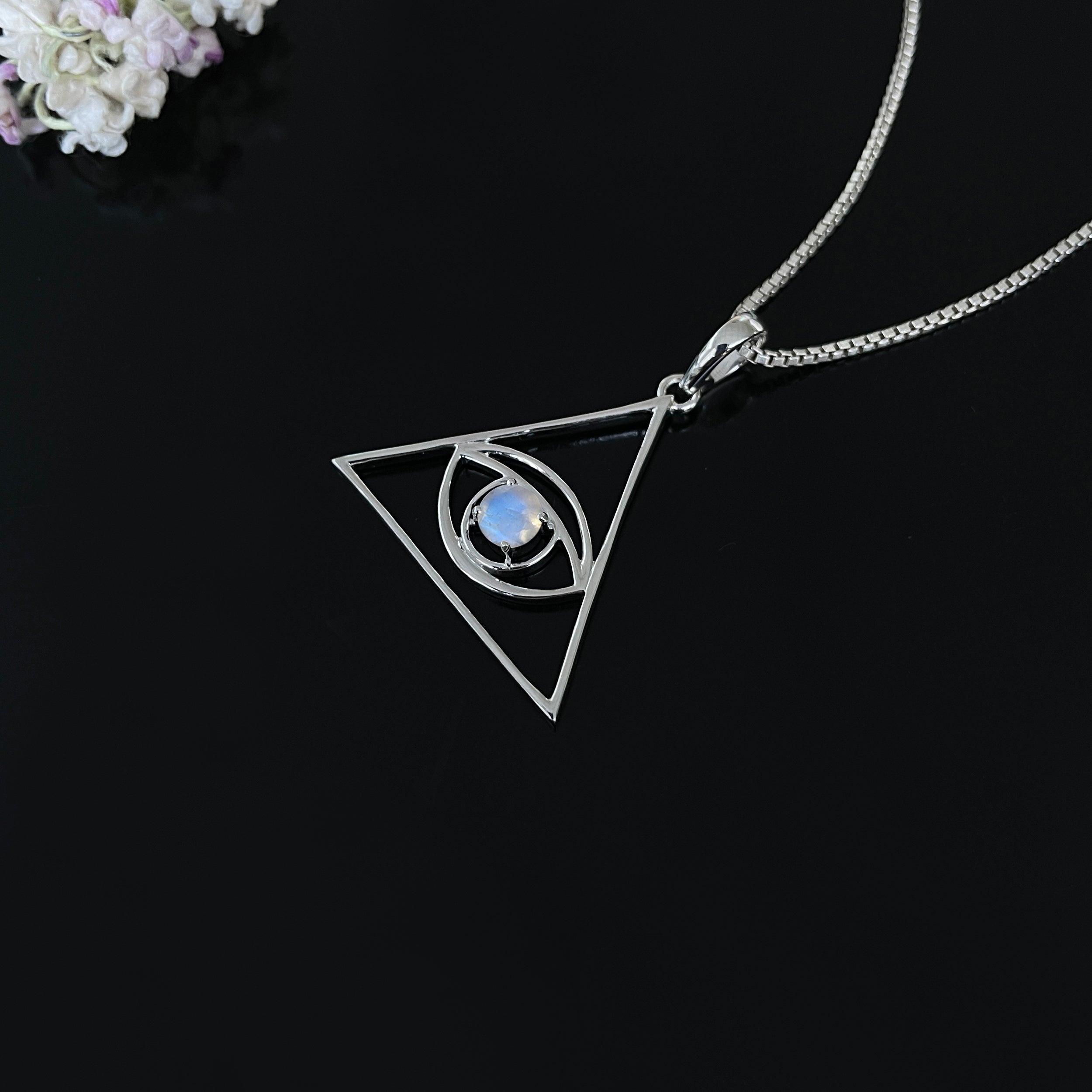 Moonstone Illuminati Pendant-(RBM-SN-175.)