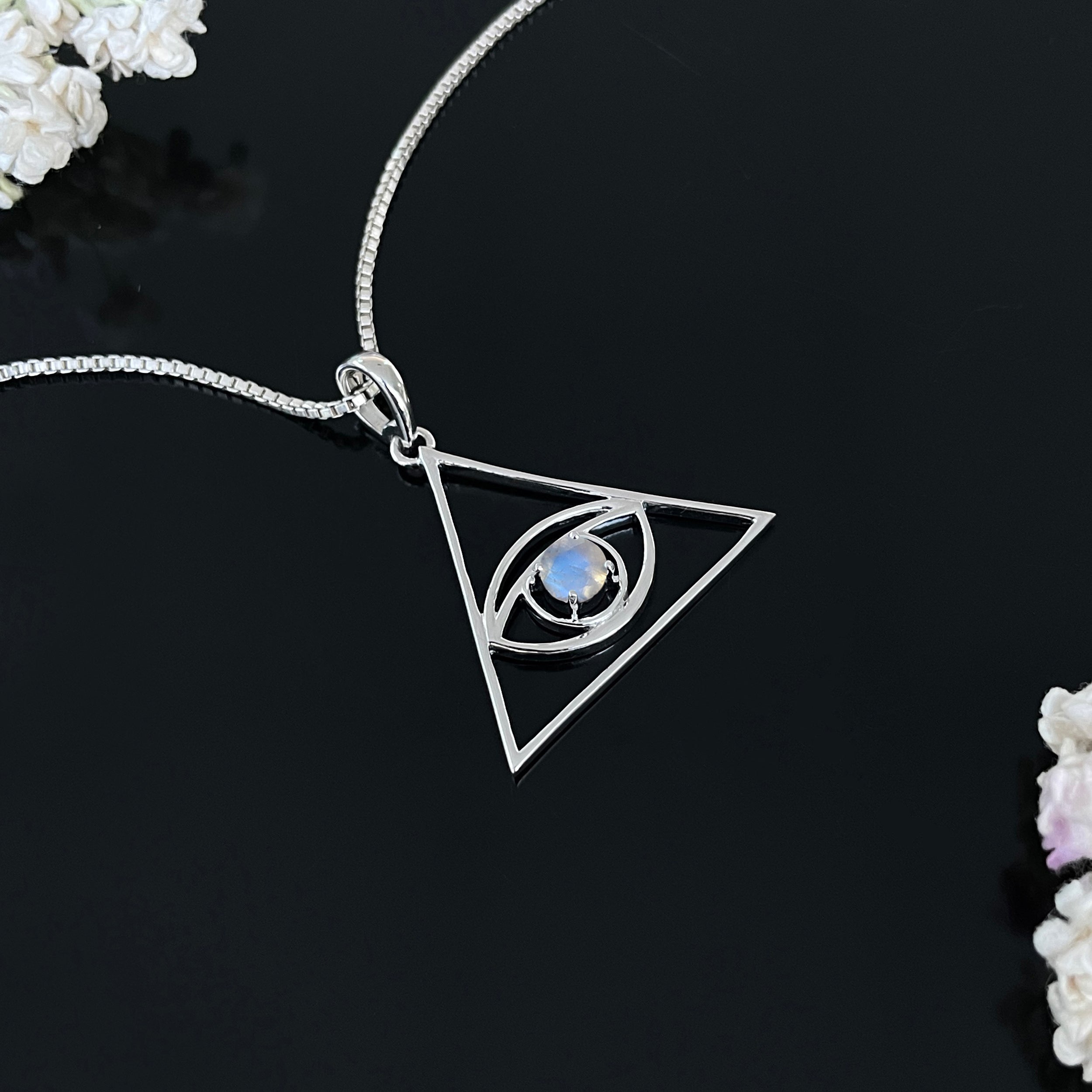 Moonstone Illuminati Pendant-(RBM-SN-175.)