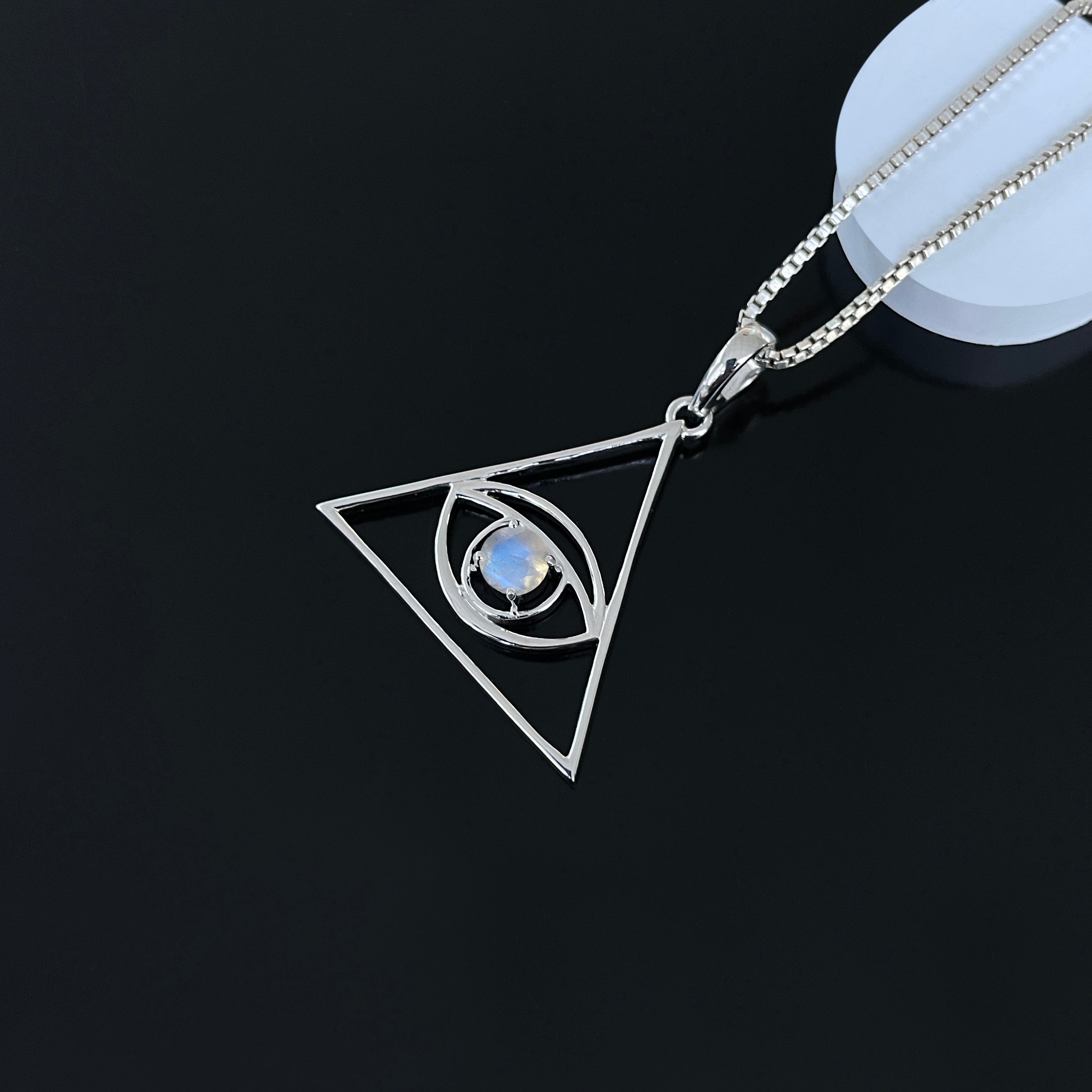 Moonstone Illuminati Pendant-(RBM-SN-175.)