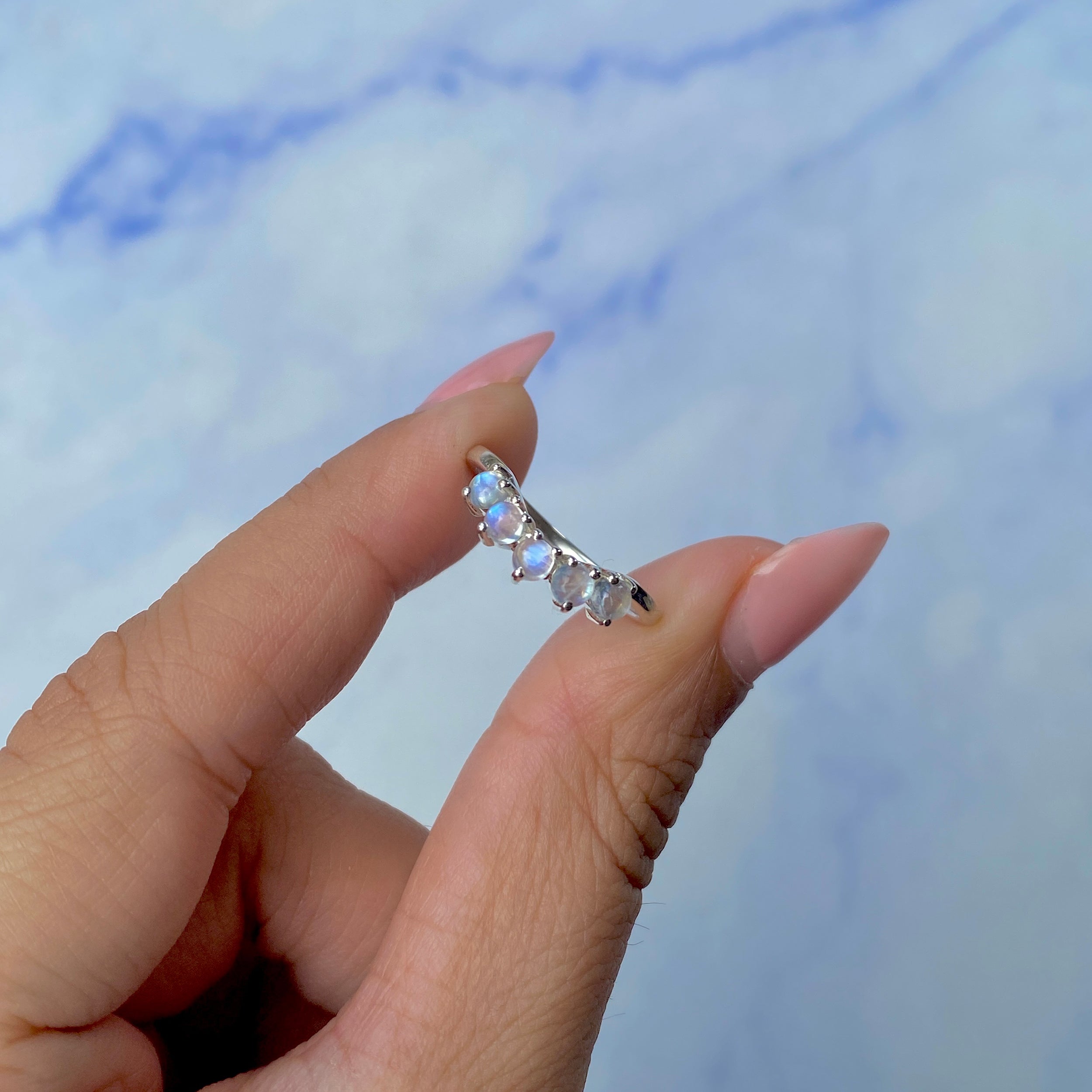 Moonstone Ring-(RBM-SR-1634.)