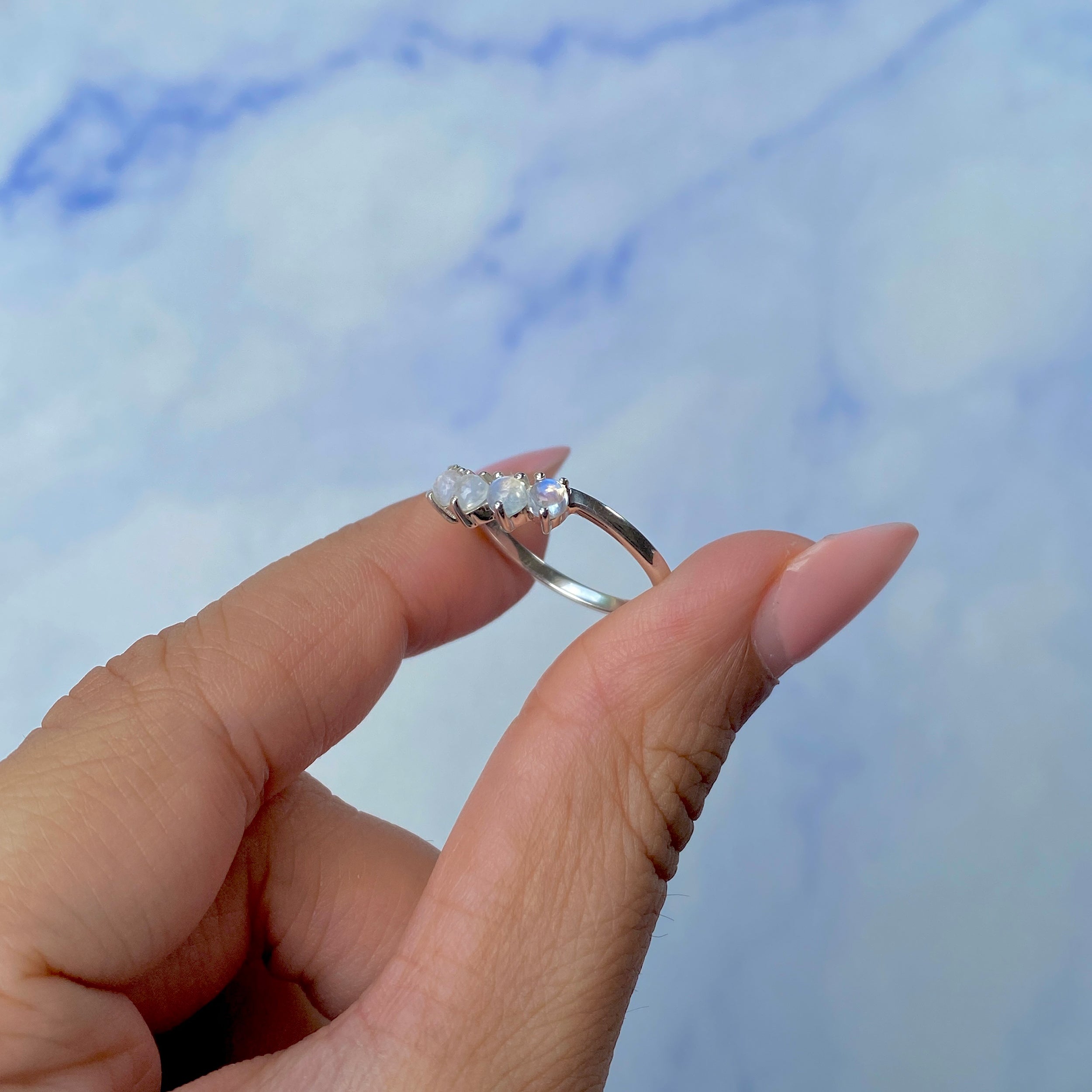 Moonstone Ring-(RBM-SR-1634.)