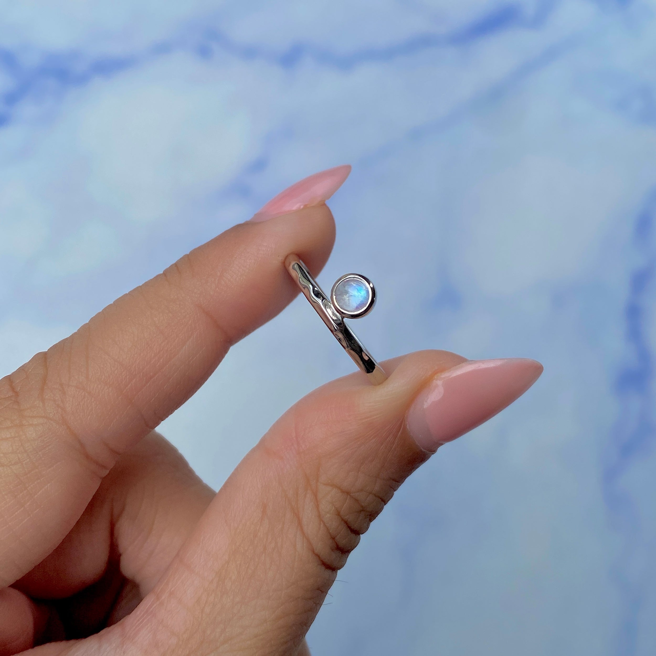 Moonstone Ring-(RBM-SR-1635.)