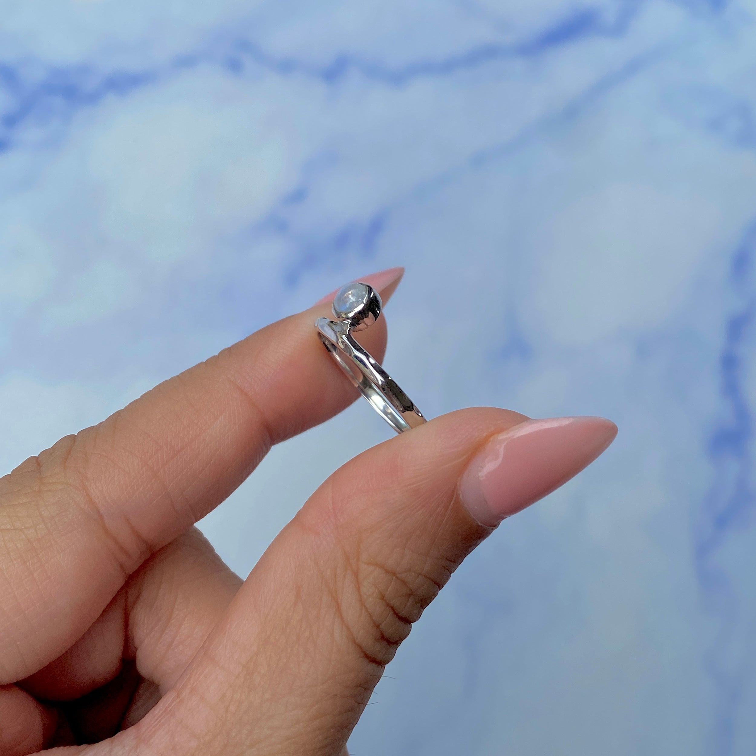 Moonstone Ring-(RBM-SR-1635.)