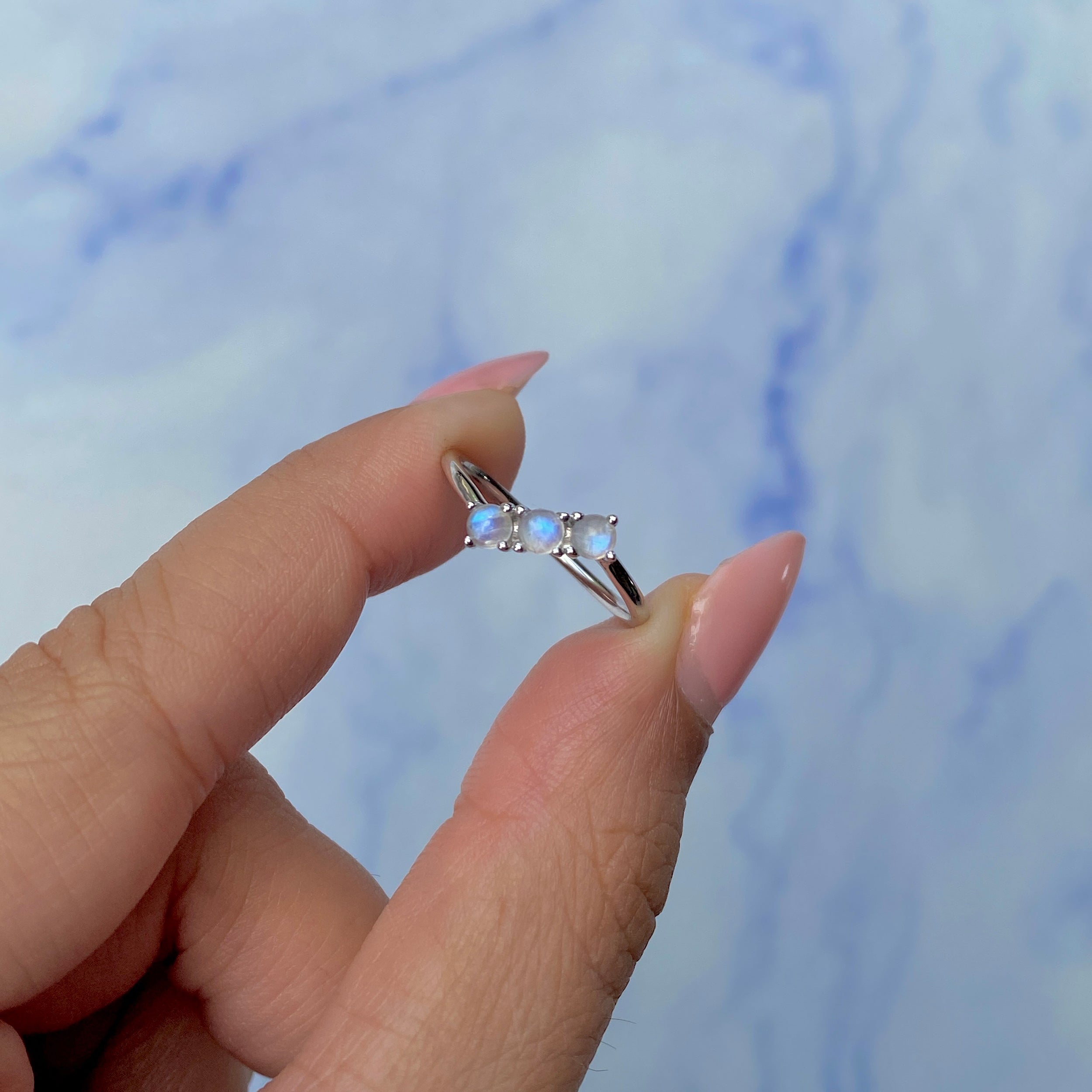 Moonstone Ring-(RBM-SR-1658.)
