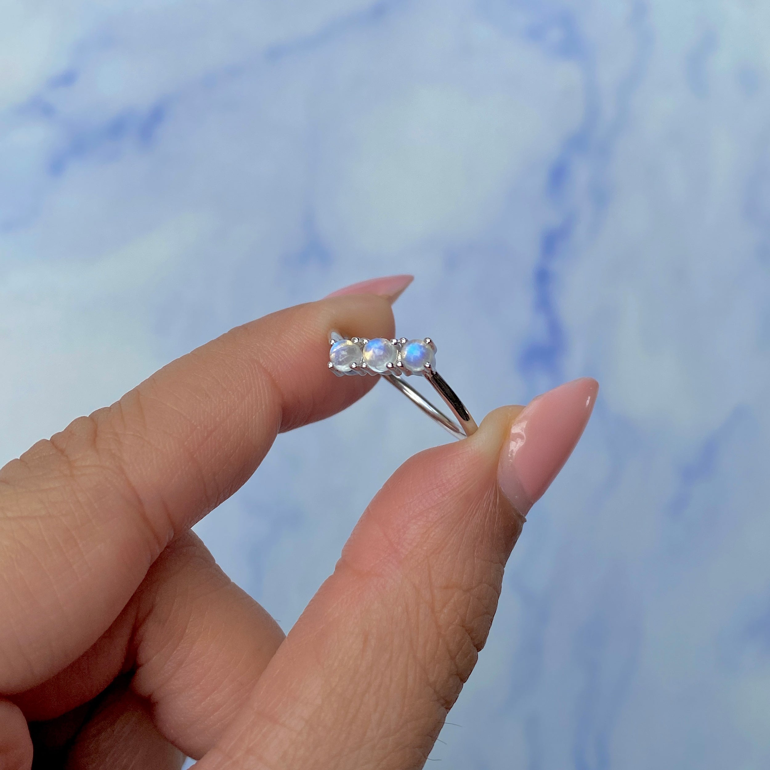 Moonstone Ring-(RBM-SR-1658.)