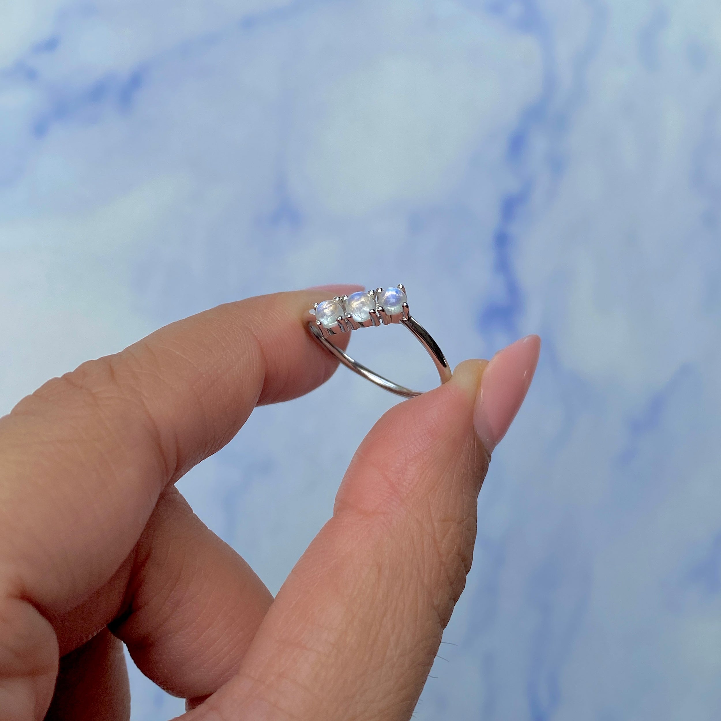 Moonstone Ring-(RBM-SR-1658.)