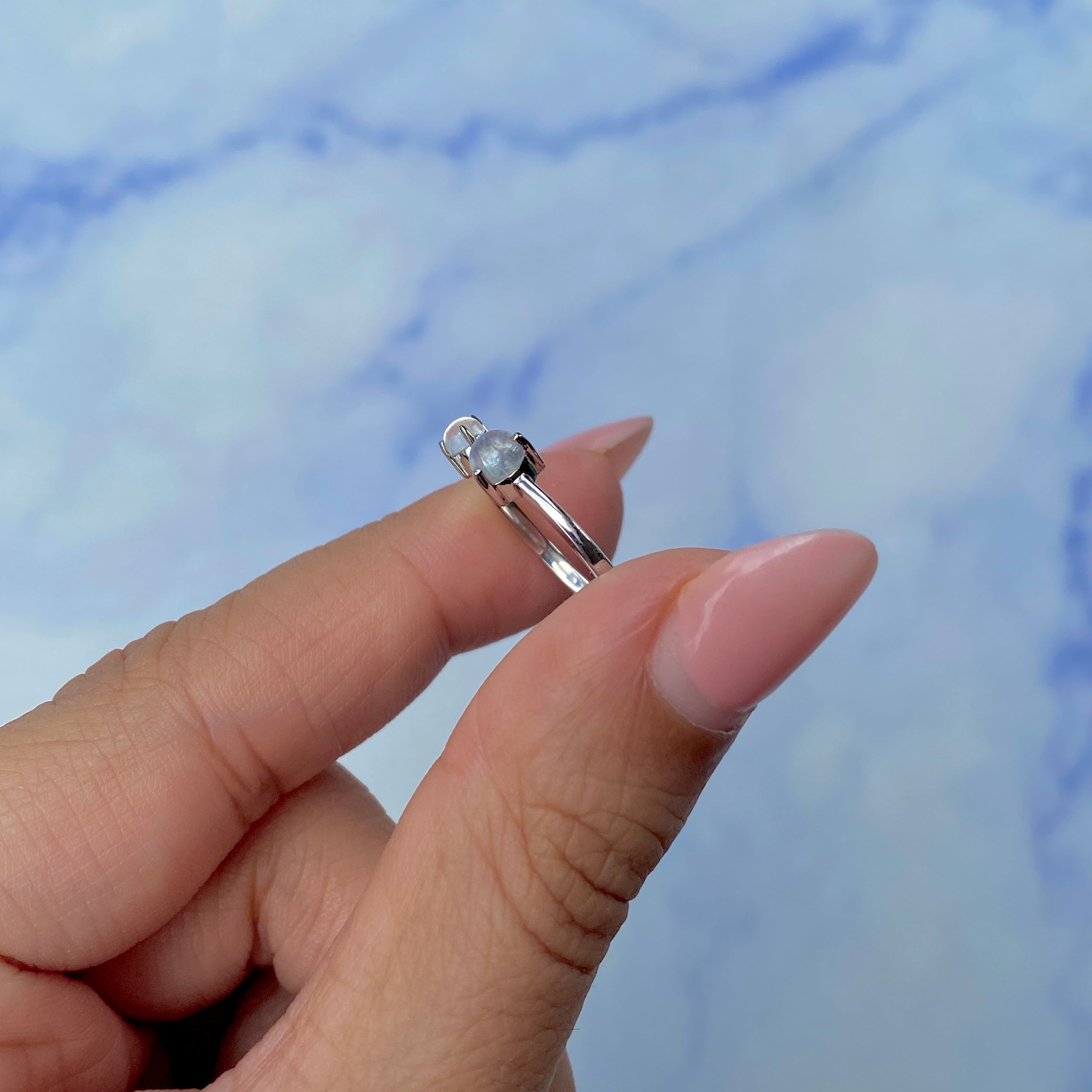 Moonstone Ring-(RBM-SR-1713.)