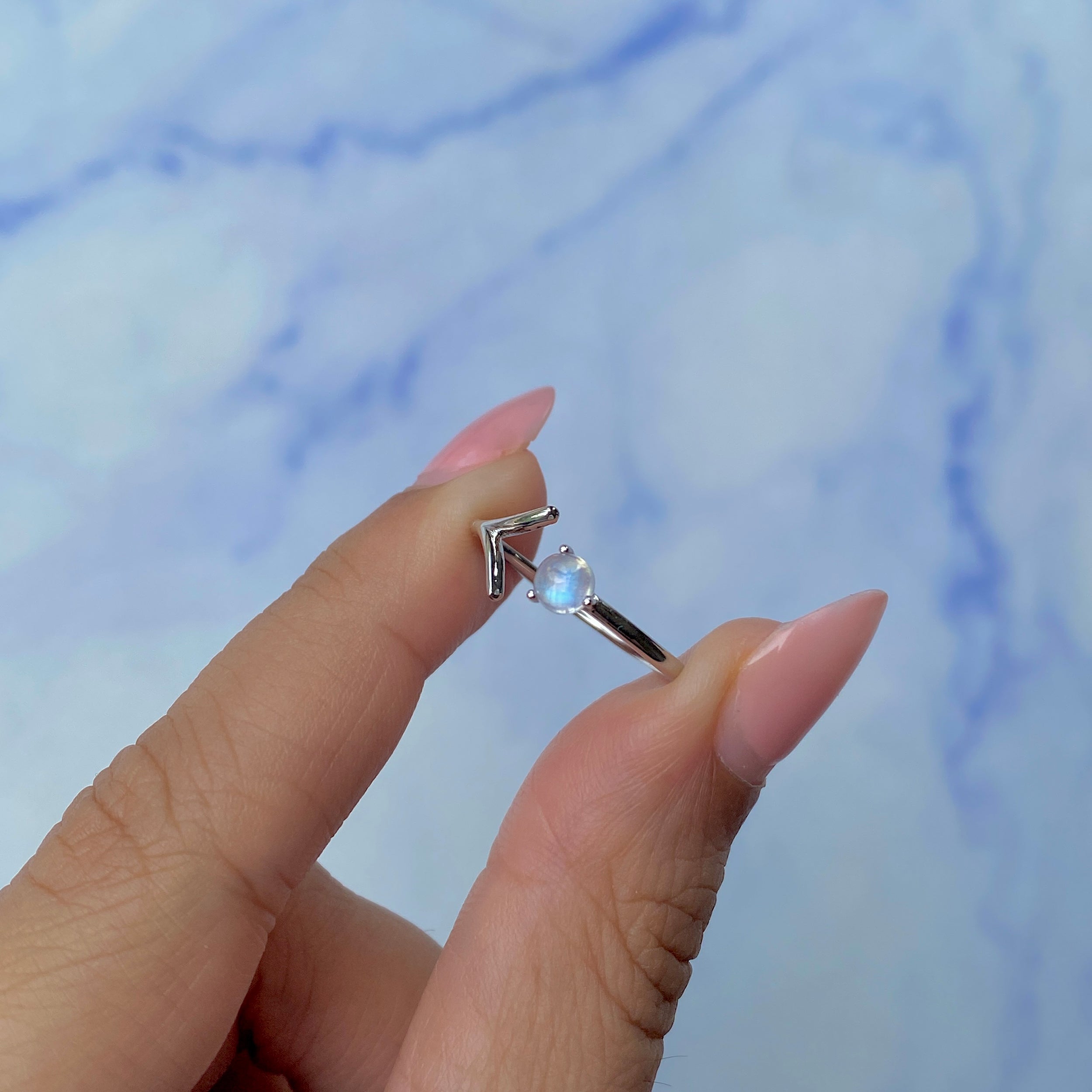Moonstone Ring-(RBM-SR-1720.)
