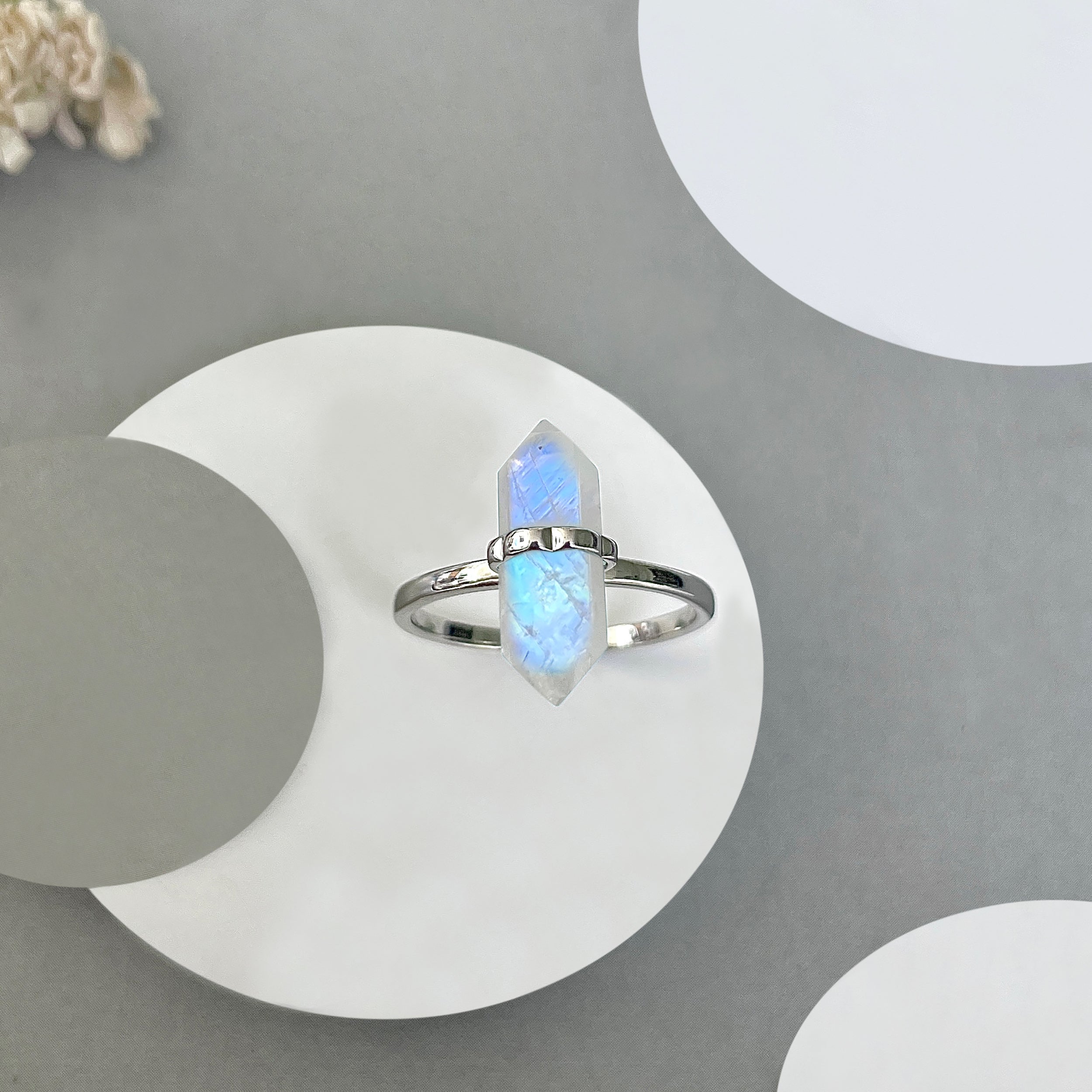 Moonstone Ring-(RBM-SR-1748.)