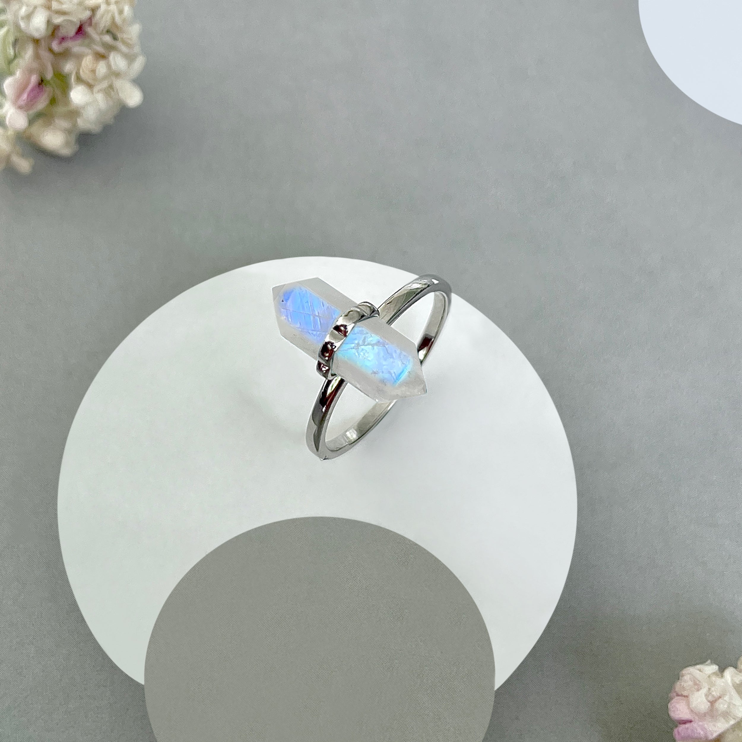 Moonstone Ring-(RBM-SR-1748.)