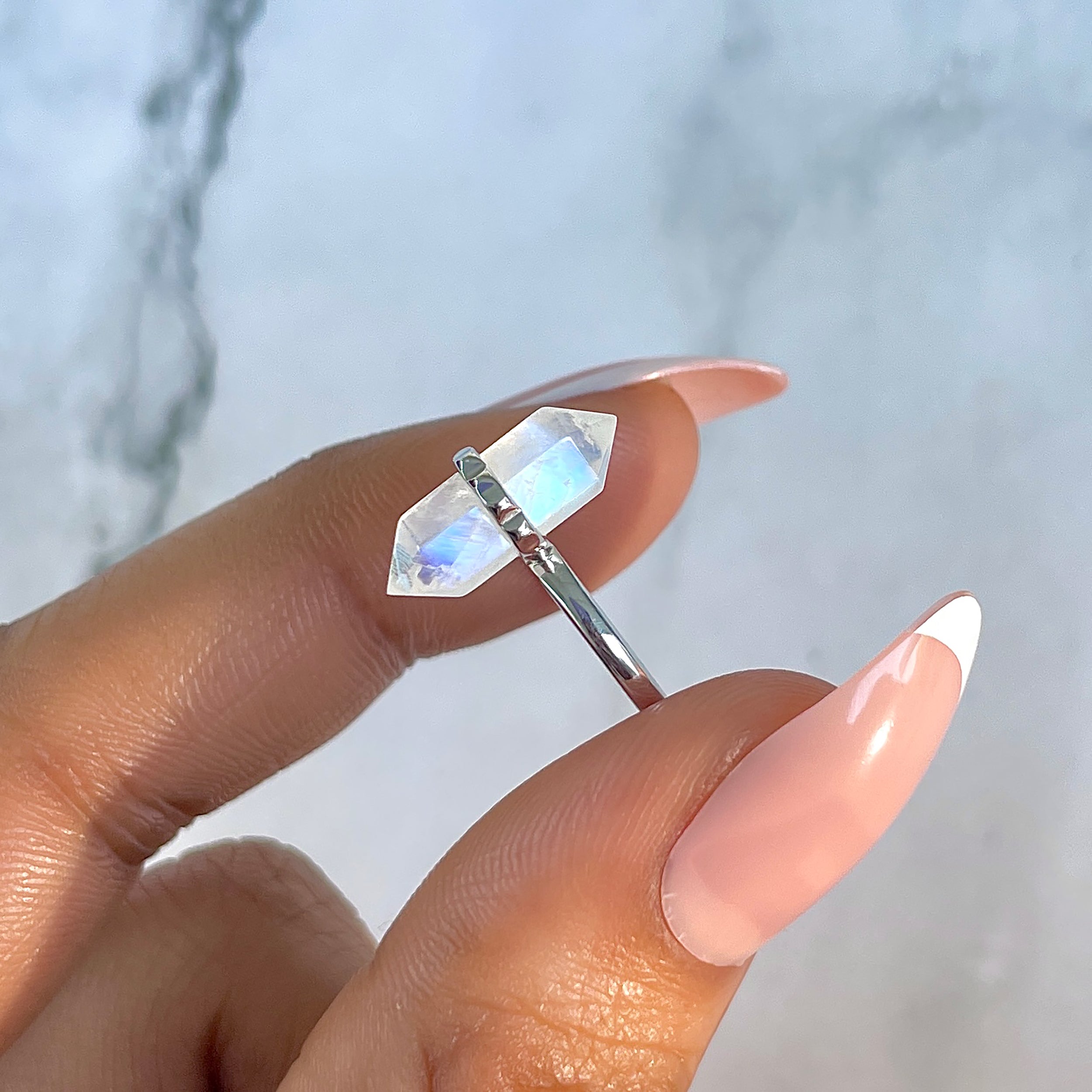 Moonstone Ring-(RBM-SR-1748.)