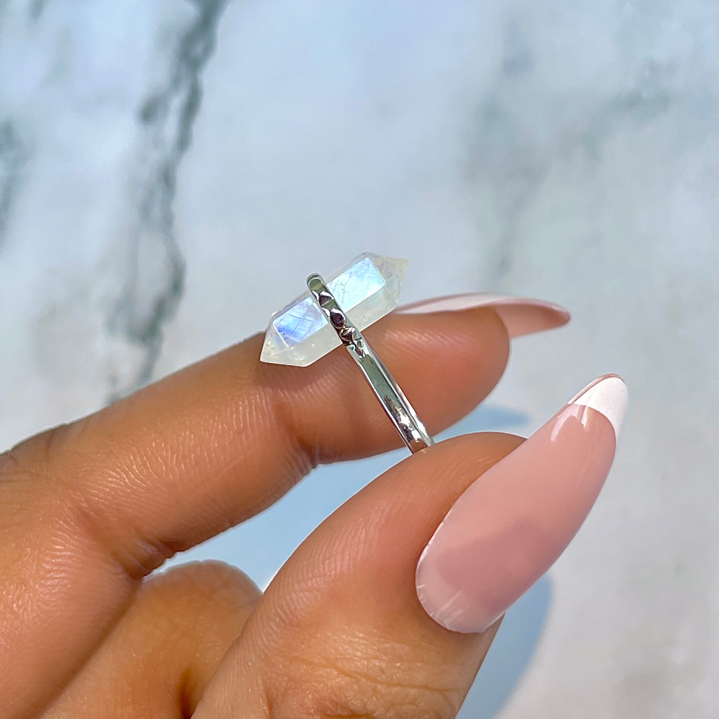 Moonstone Ring-(RBM-SR-1748.)