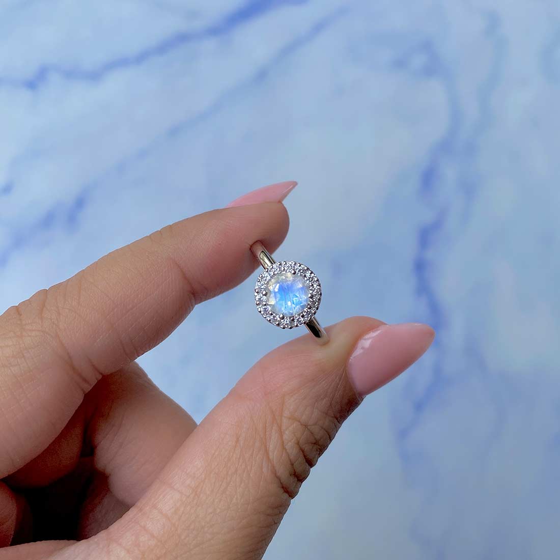 Moonstone Ring-(RBM-SR-1768.)