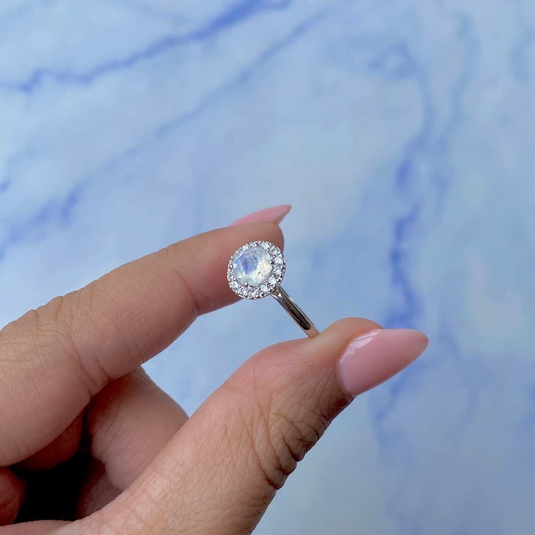 Moonstone Ring-(RBM-SR-1768.)