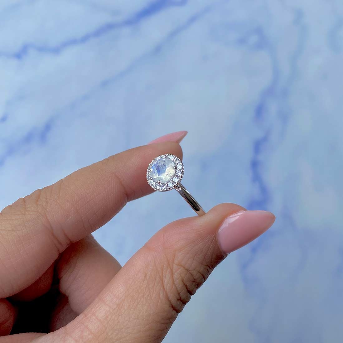 Moonstone Ring-(RBM-SR-1768.)