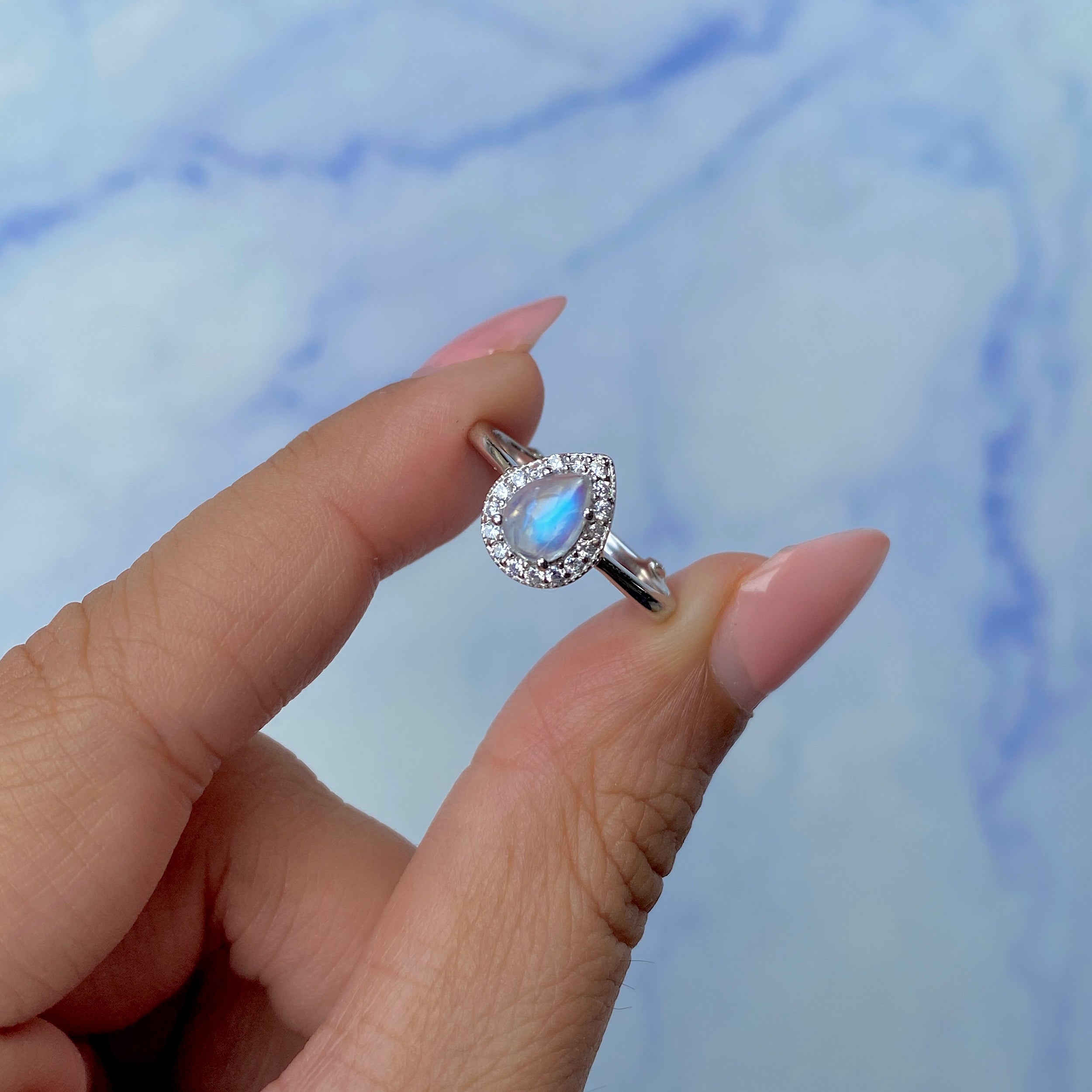 Moonstone Ring-(RBM-SR-1804.)