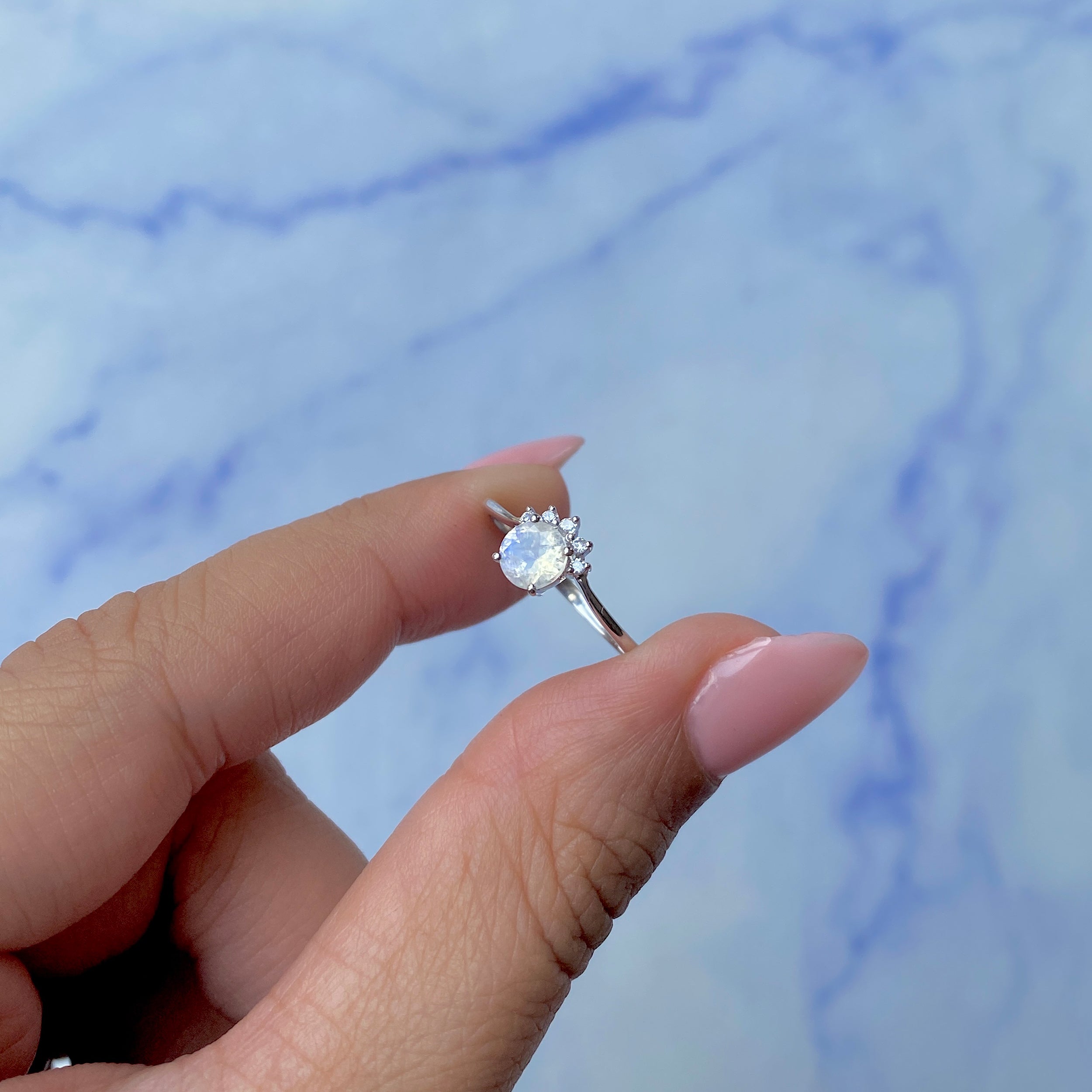 Moonstone Ring-(RBM-SR-1942.)