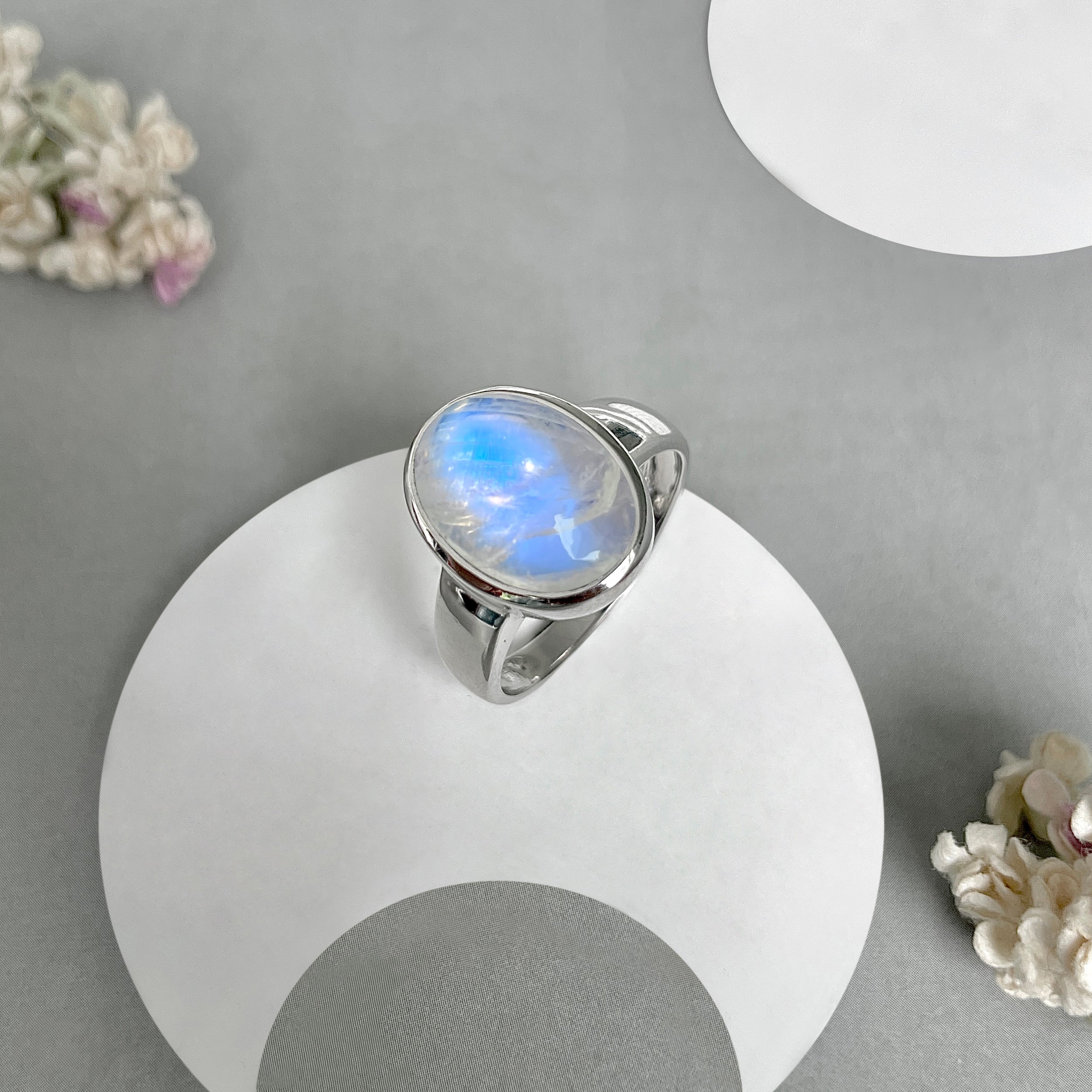 Moonstone Ring-(RBM-SR-2173.)