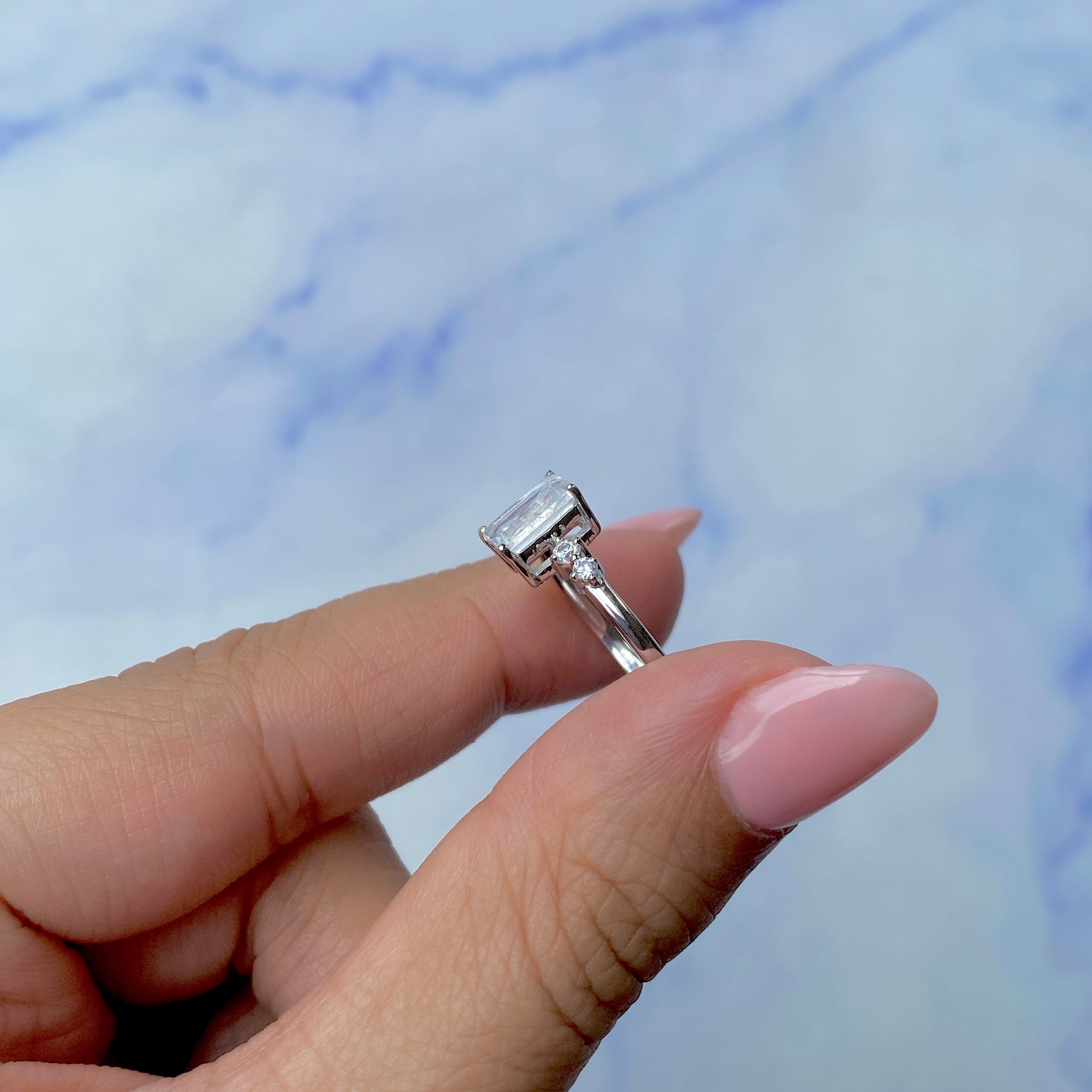 Moonstone Ring-(RBM-SR-2187.)