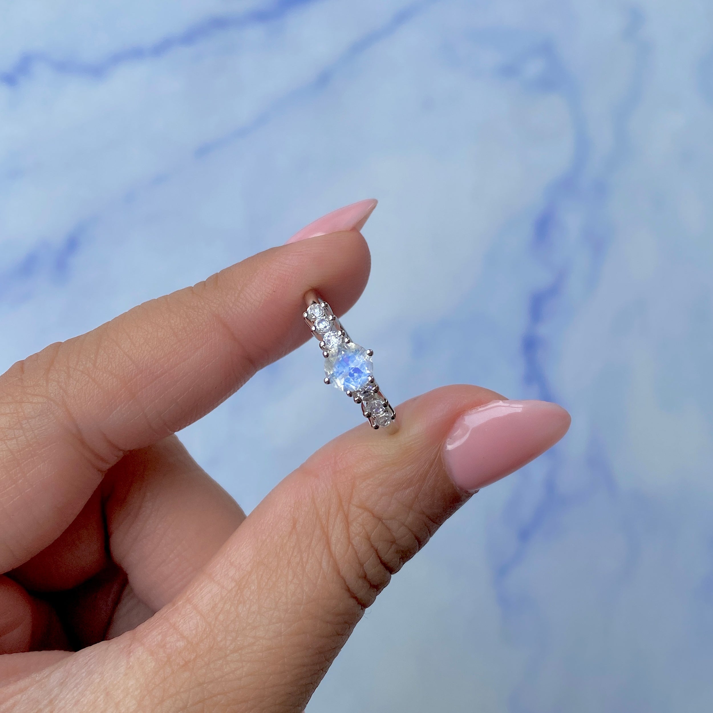 Moonstone Ring-(RBM-SR-2259.)