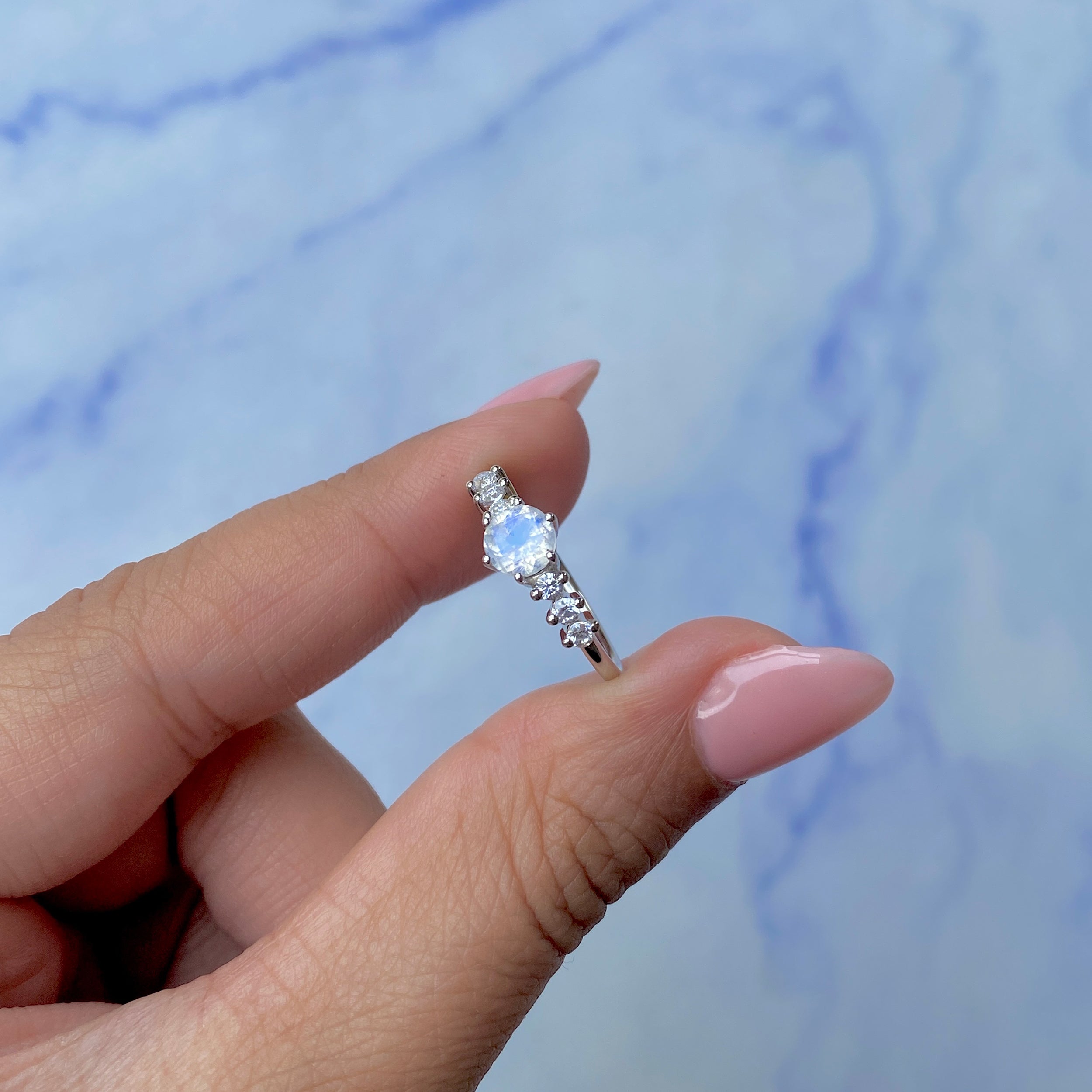 Moonstone Ring-(RBM-SR-2259.)