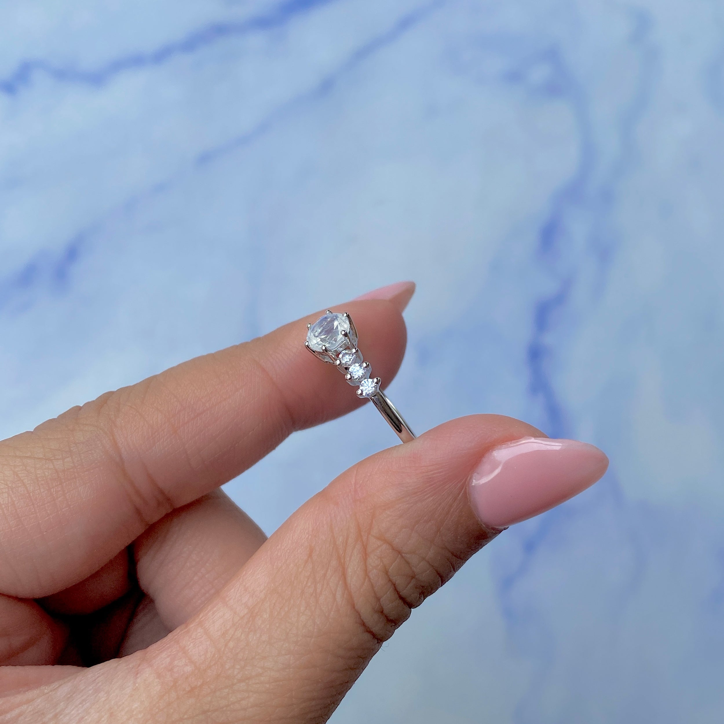 Moonstone Ring-(RBM-SR-2259.)