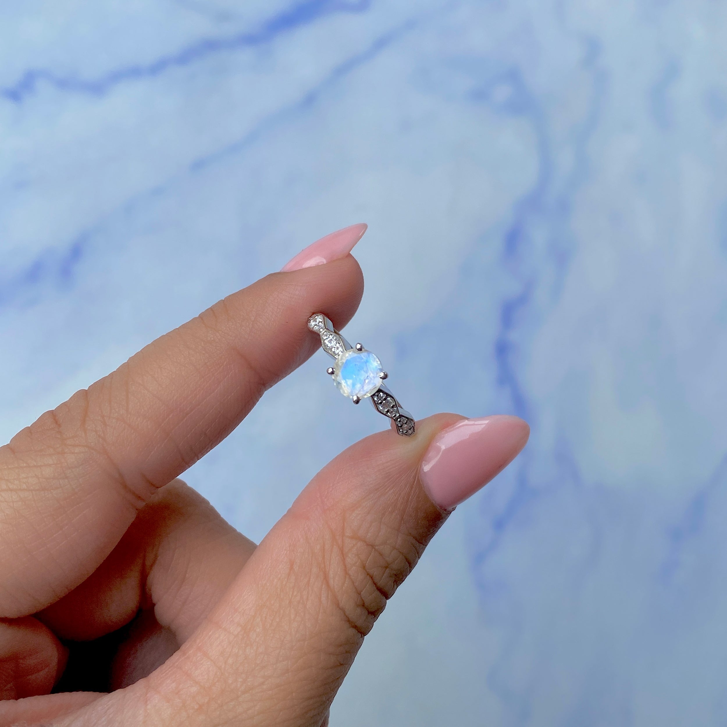 Moonstone Ring-(RBM-SR-2288.)