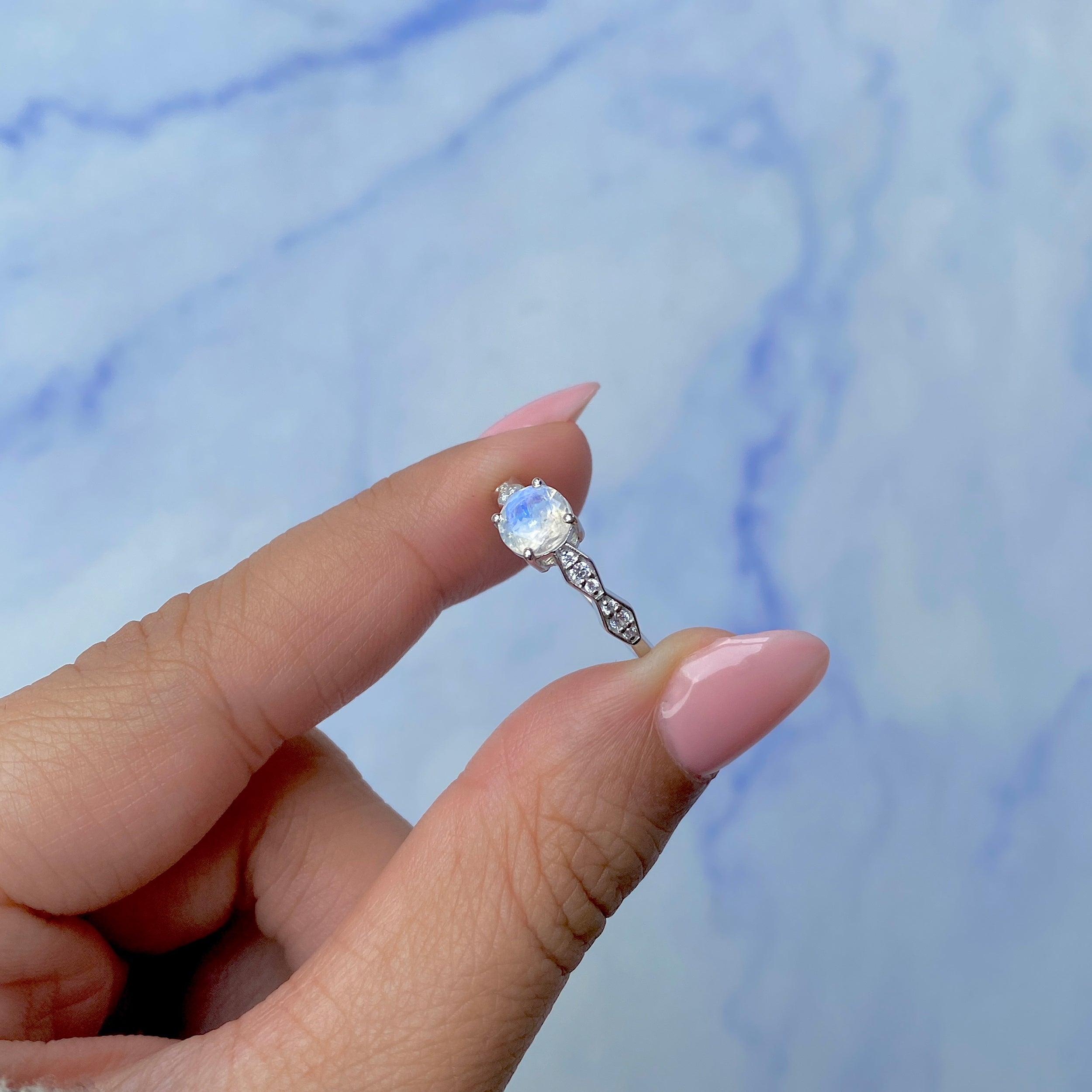 Moonstone Ring-(RBM-SR-2288.)