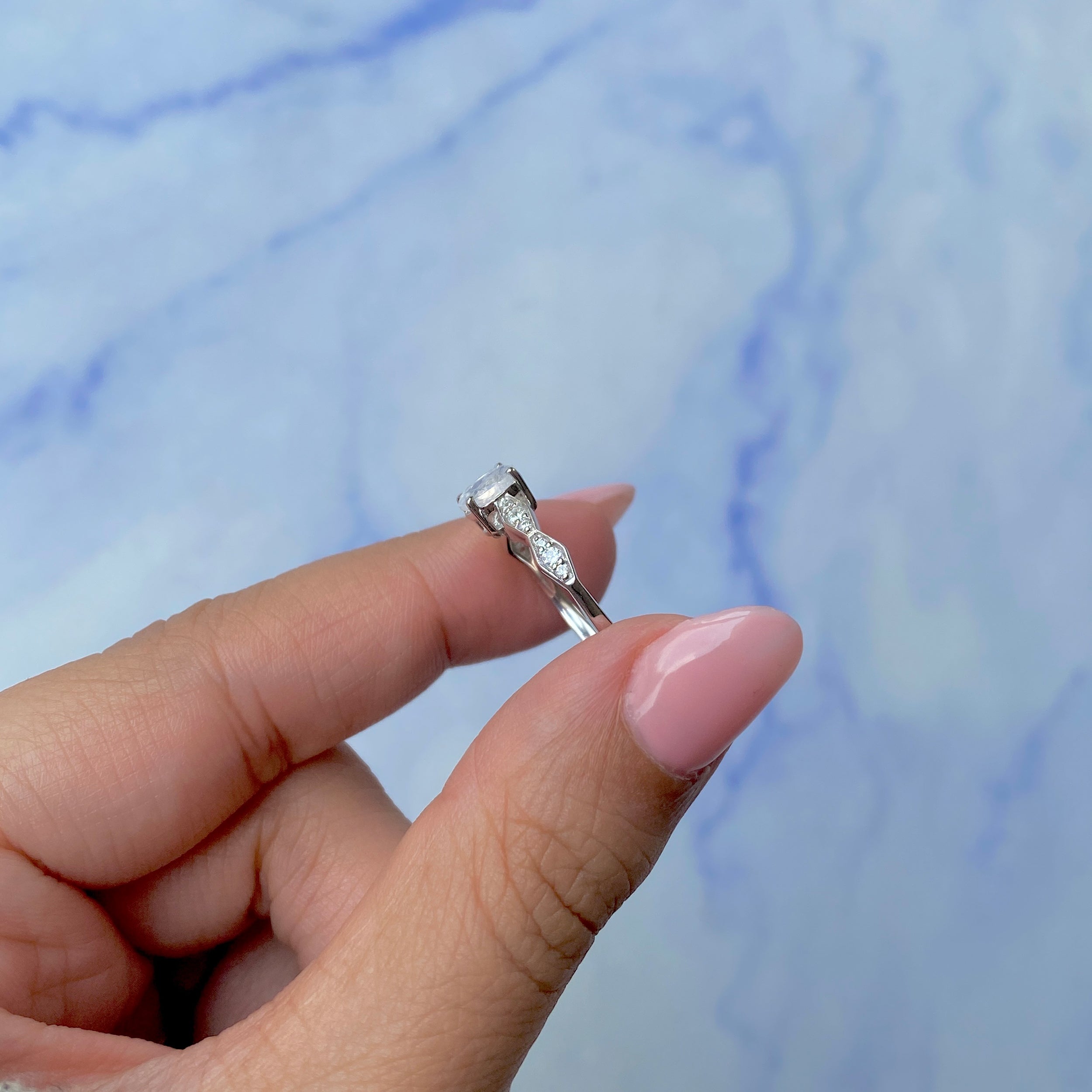 Moonstone Ring-(RBM-SR-2288.)