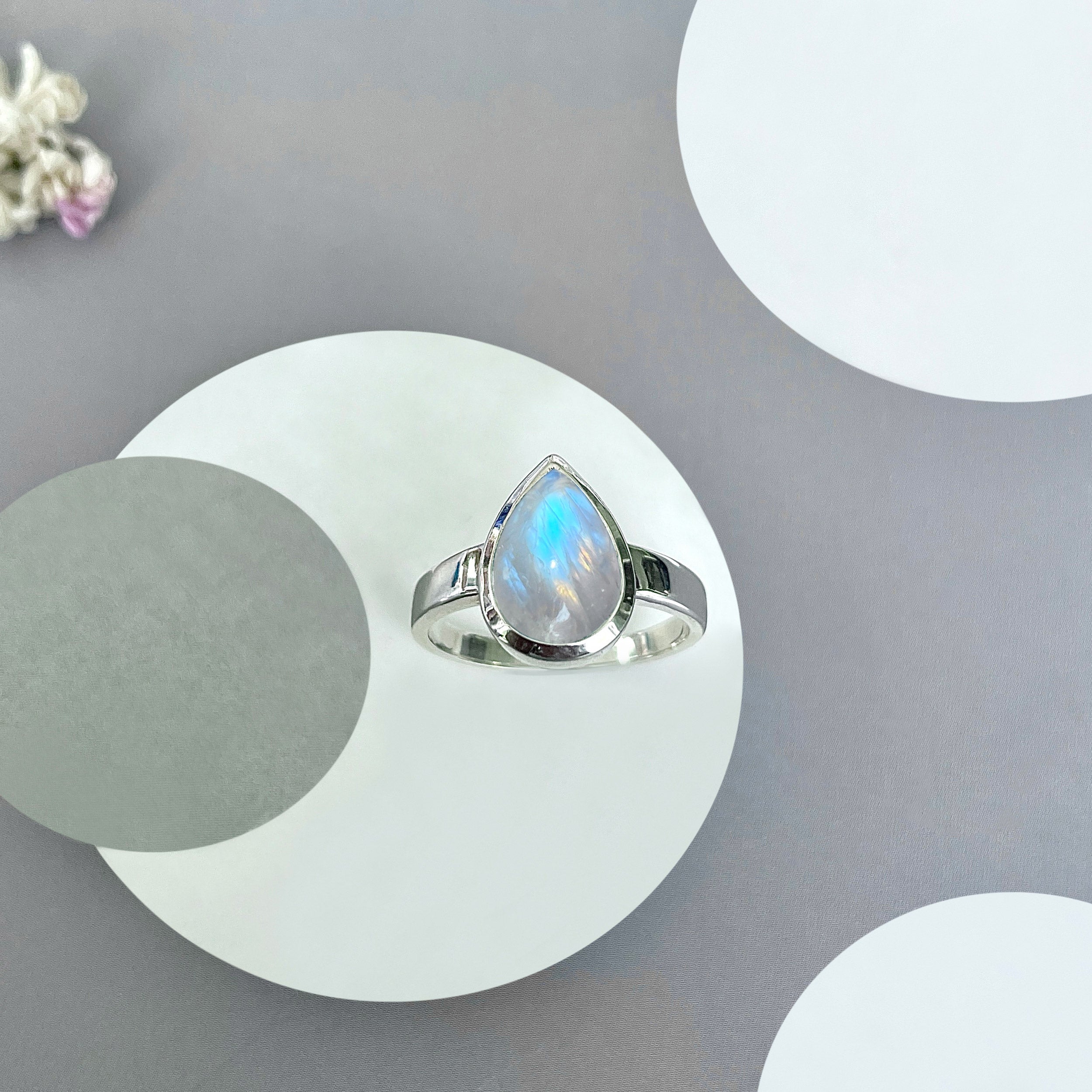 Moonstone Ring-(RBM-SR-2362.)