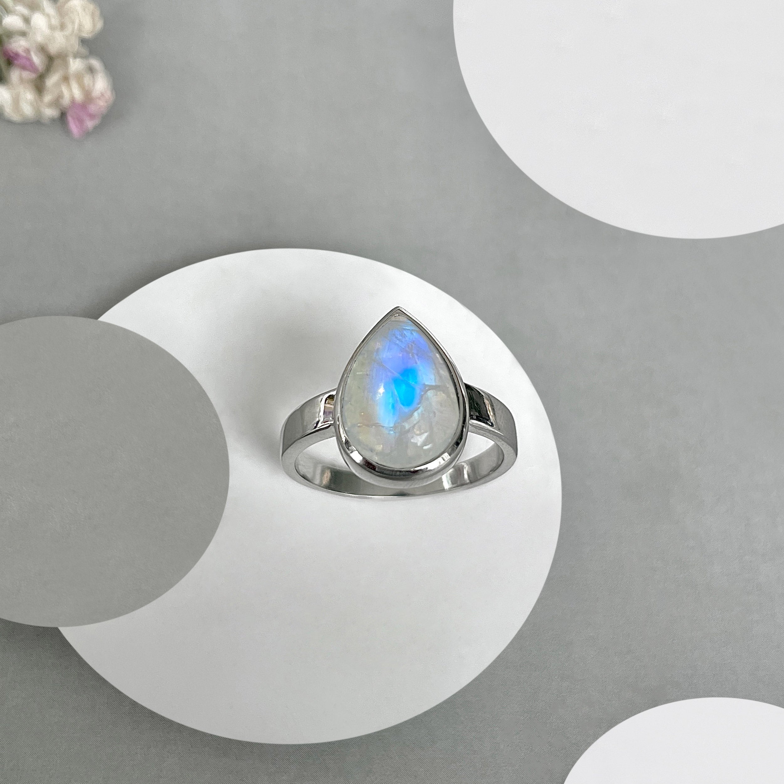 Moonstone Ring-(RBM-SR-2366.)