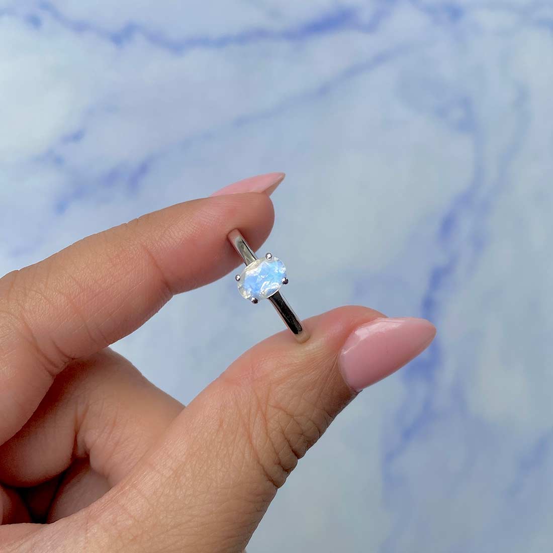 Moonstone Ring-(RBM-SR-242.)