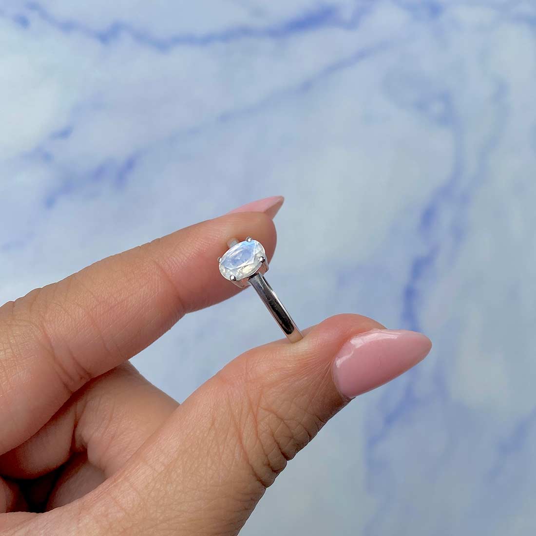 Moonstone Ring-(RBM-SR-242.)