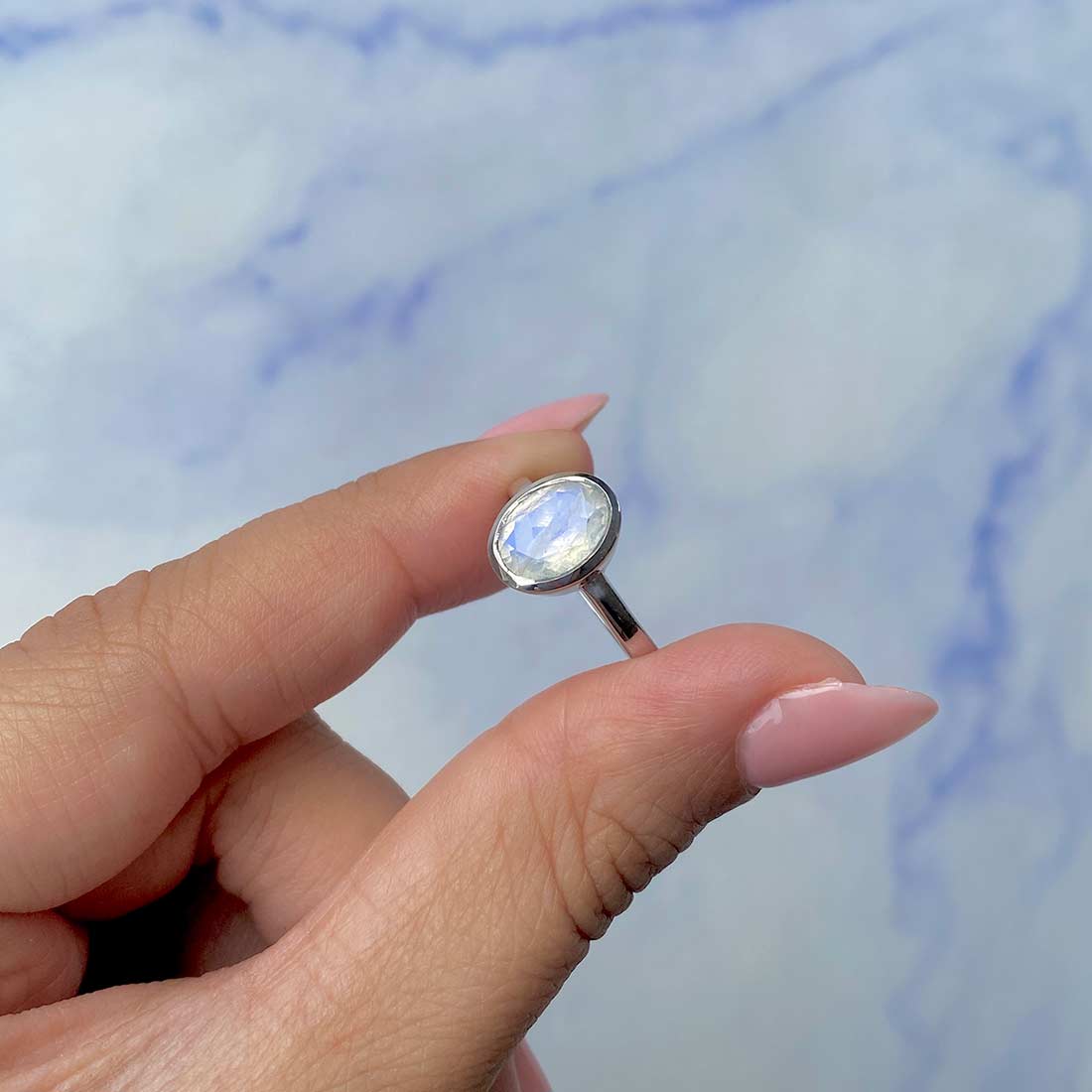 Moonstone Ring-(RBM-SR-251.)
