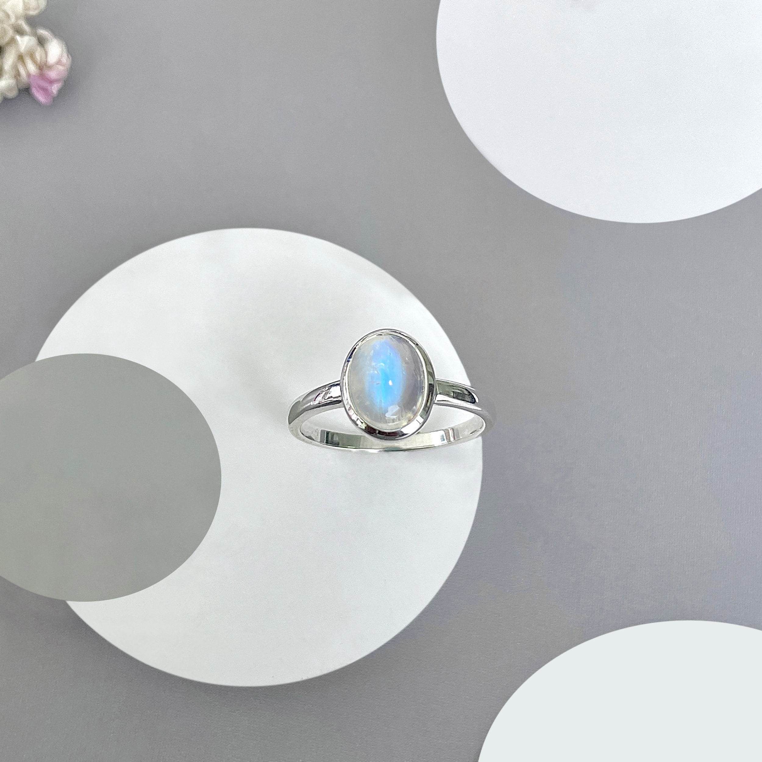 Moonstone Ring-(RBM-SR-2512.)