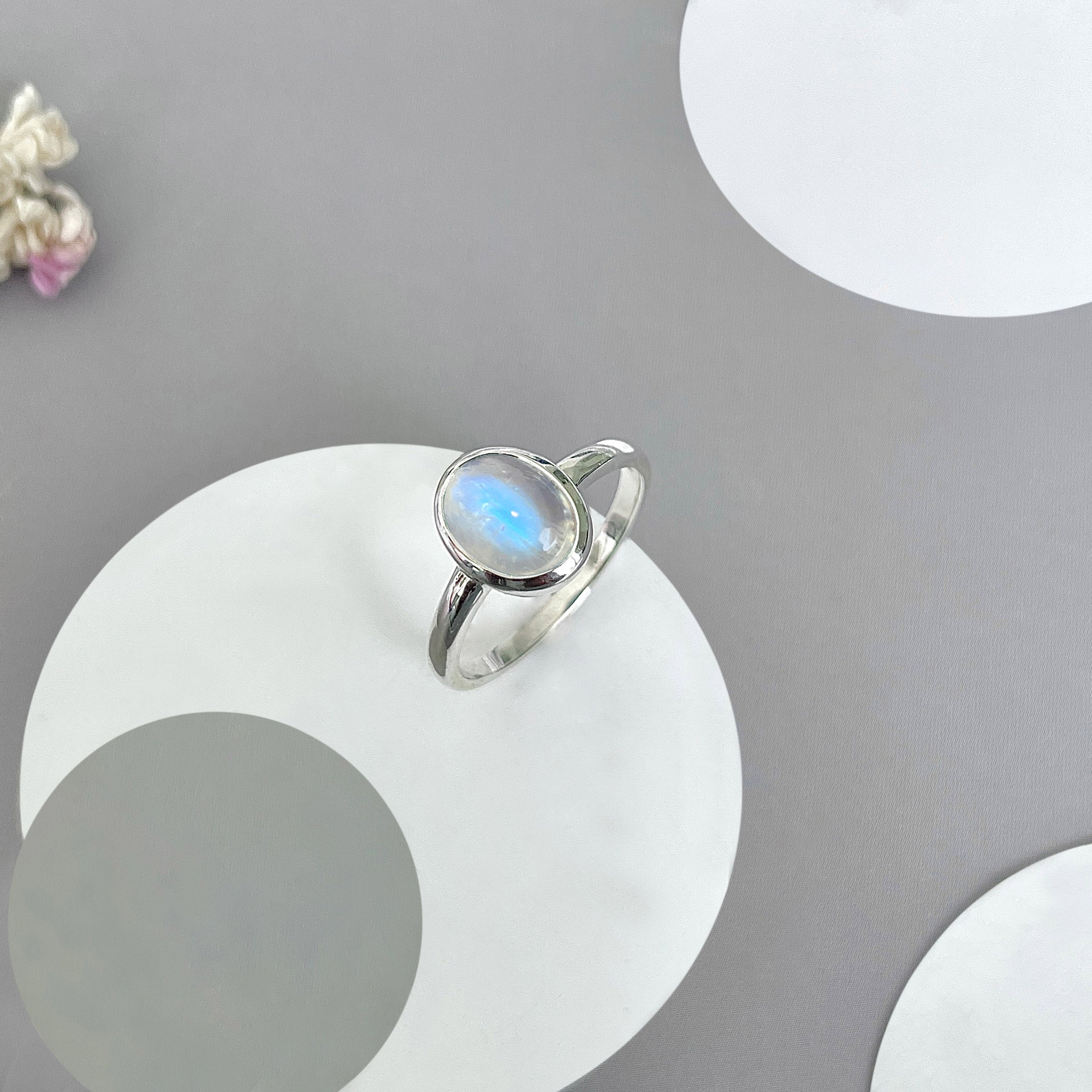 Moonstone Ring-(RBM-SR-2512.)