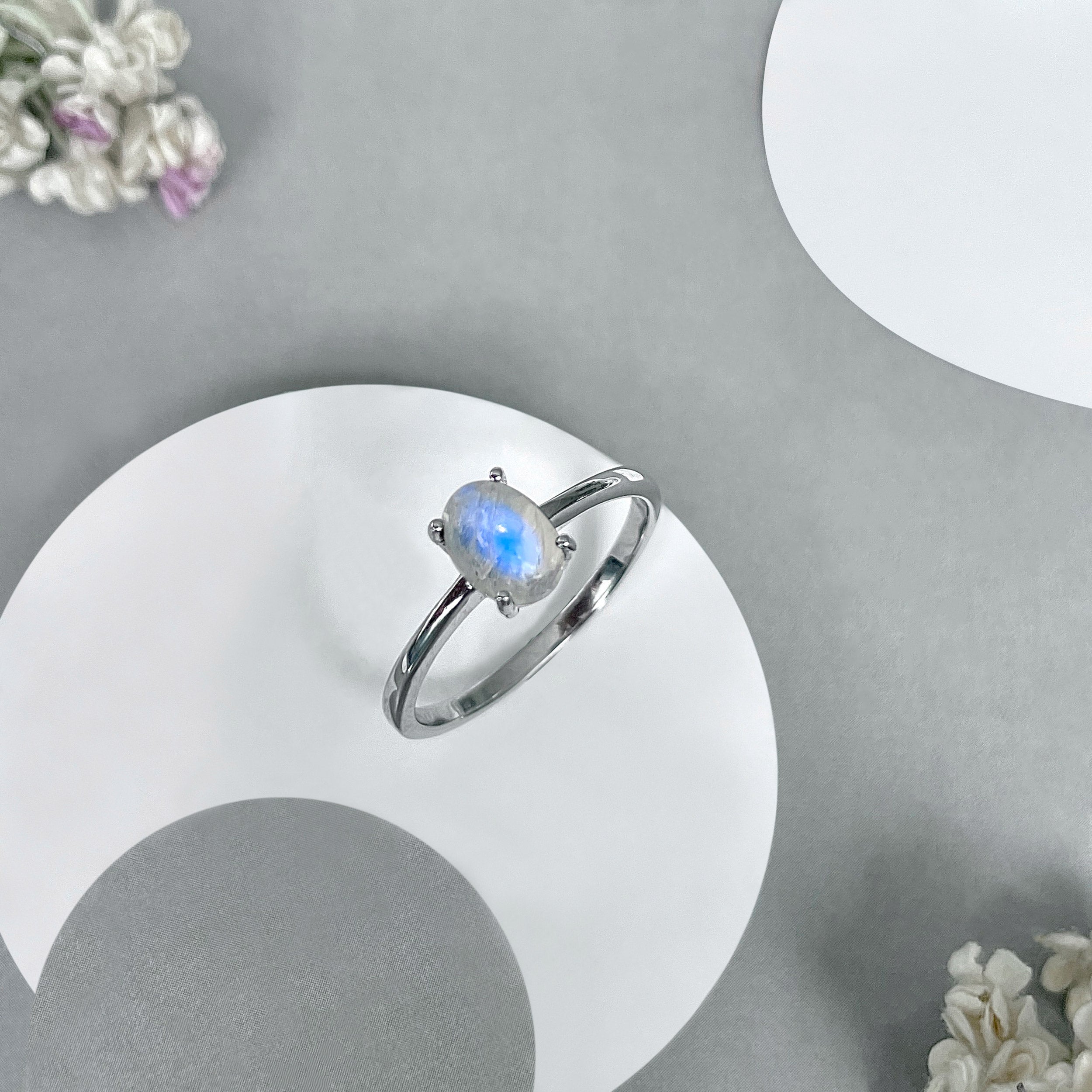 Moonstone Ring-(RBM-SR-2515.)