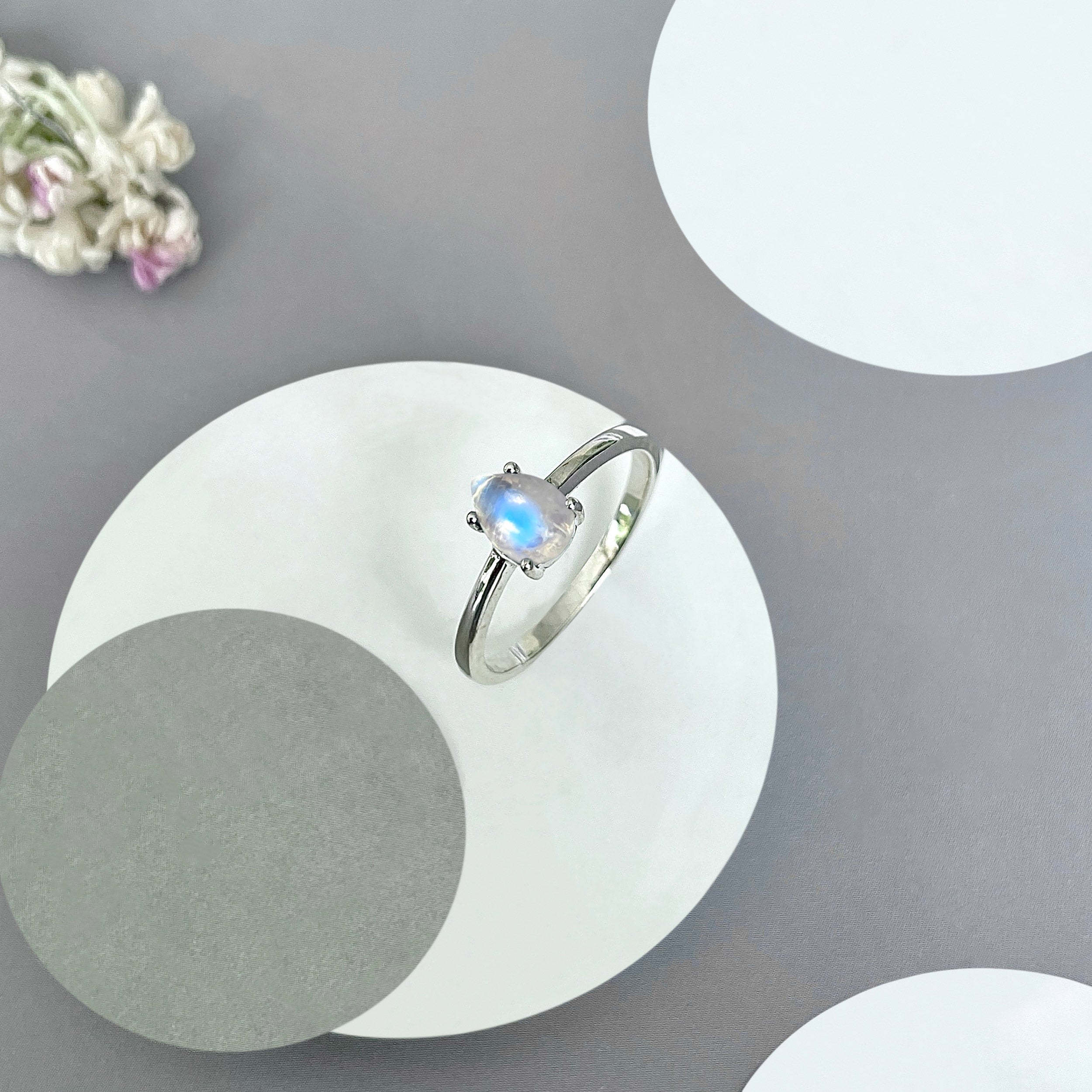 Moonstone Ring-(RBM-SR-2517.)